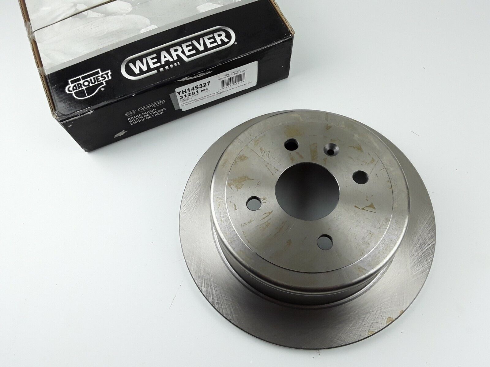 Disc Brake Rotor Rear fits Daewoo Nubira 1999 2000 2001 2002 CARQUEST YH145327 - HotCarParts