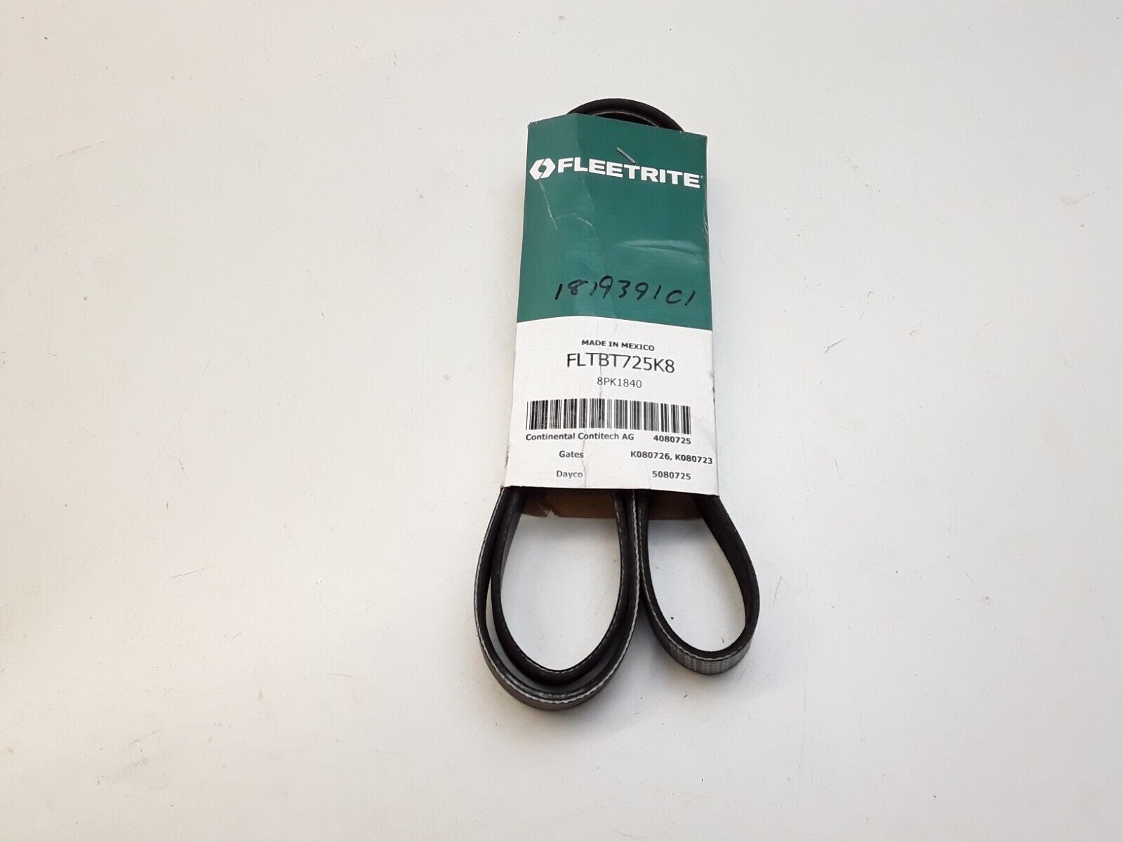 Genuine Fleetrite FLTBT725K8 (8PK1840) Serpentine Belt 8 Ribs Fits International - HotCarParts