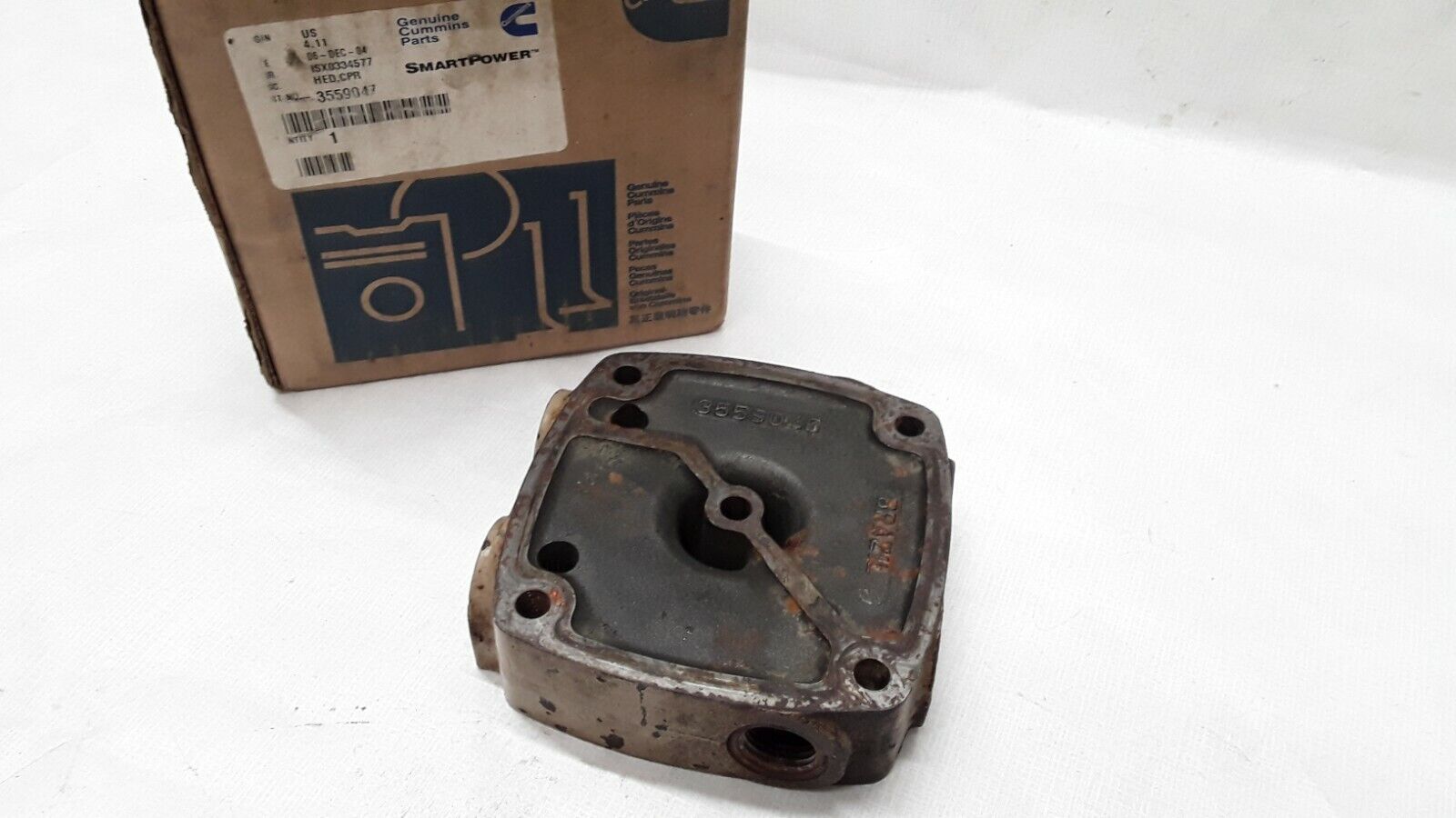 CUMMINS HEAD,1 CYL COMPRESSOR 3559047 3559046 USED FAST SHIPPING - HotCarParts