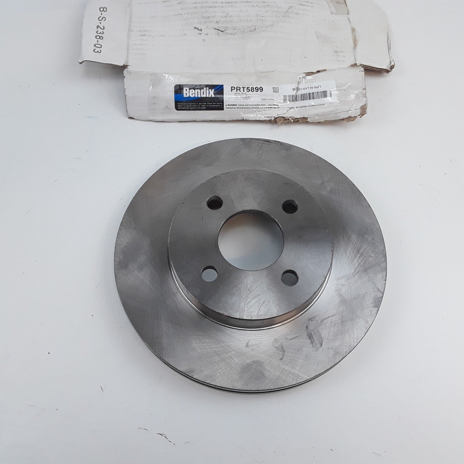Bendix PRT5899 Front Disc Brake Rotor Fits Pontiac G5 Chevrolet Cobalt 2008-2010