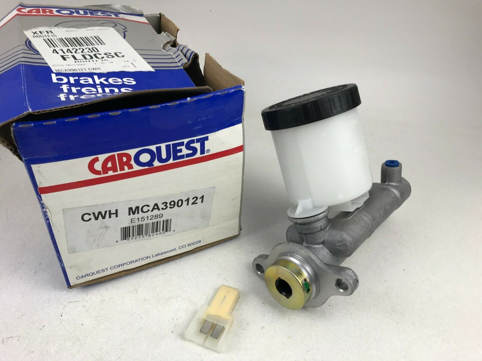 Brake Master Cylinder CARQUEST MCA390121 E151289 fits 91-94 Nissan Maxima FAST S - HotCarParts