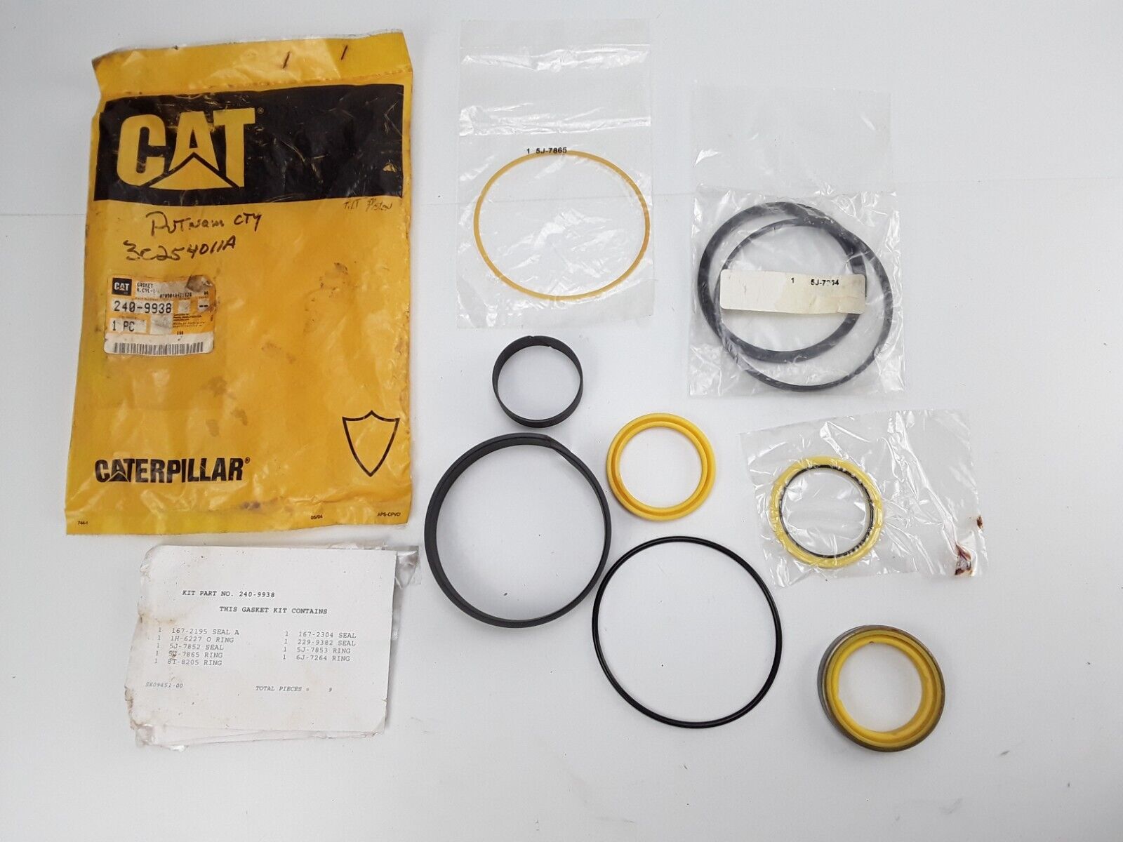 OEM Caterpillar 240-9938 Cylinder Kit For Cat 167-2195 167-2304 6J-7264 5J-7853 - HotCarParts