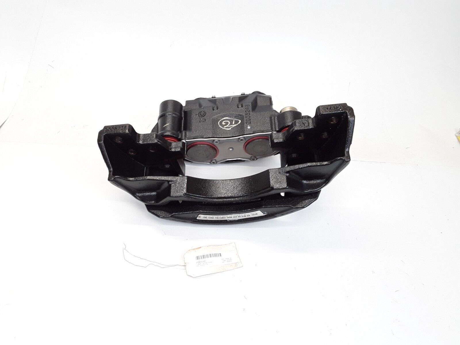 New Disc Brake Caliper Left Hand with Carrier Genuine Bendix K081143 NO CORE - HotCarParts