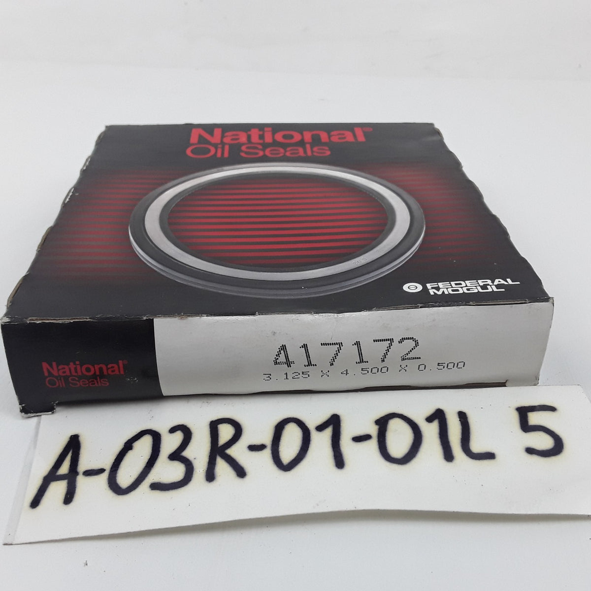 National Seals 417172 Industrial Multi-Purpose Oil Seal 3.125 x 4.500 x 0.500
