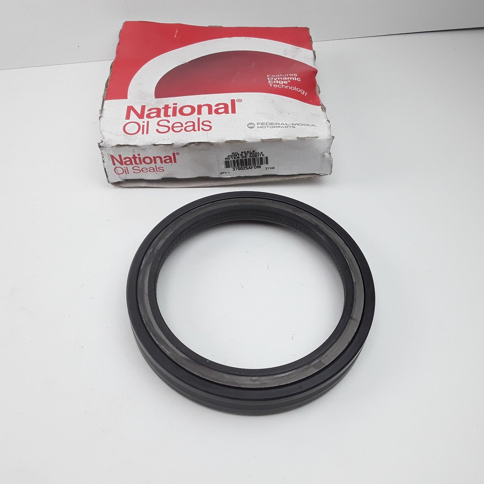 National Seals 370025AFDM Wheel Seal Assembly Black For Heavy Duty Trucks