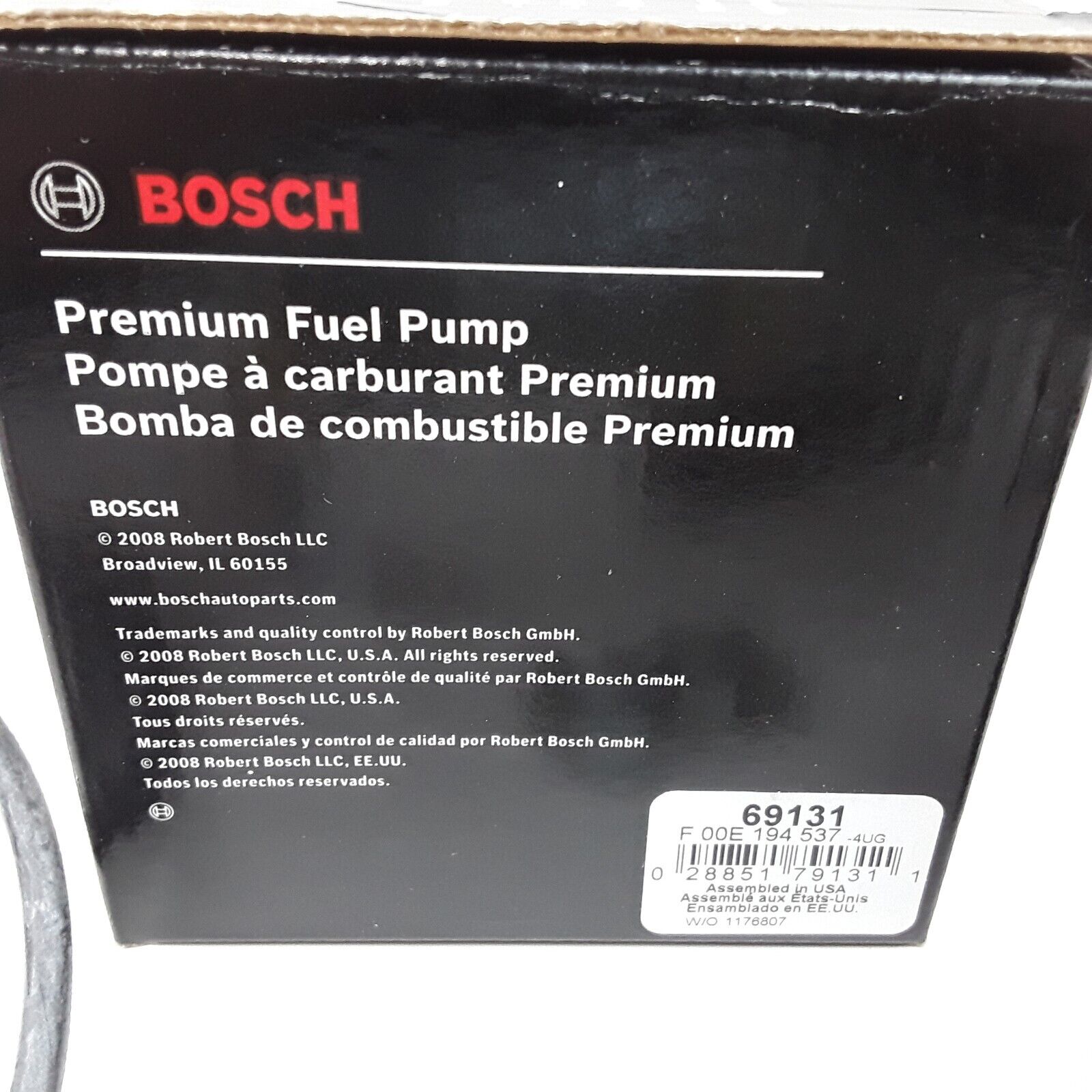 NEW OEM Bosch 69131 Electric Fuel Pump Fits Ford, Lincoln, Mercury, Mazda & More