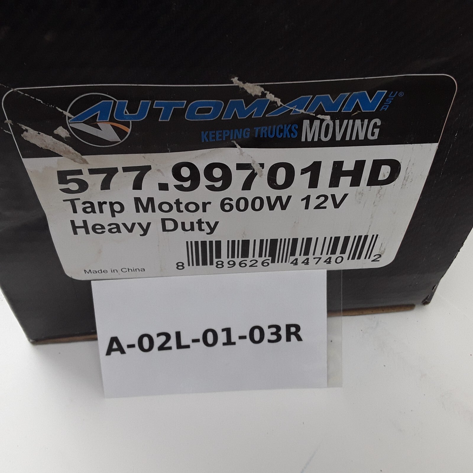 Automann 577.99701HD Tarp Motor 600W 12V Heavy Duty High Performance