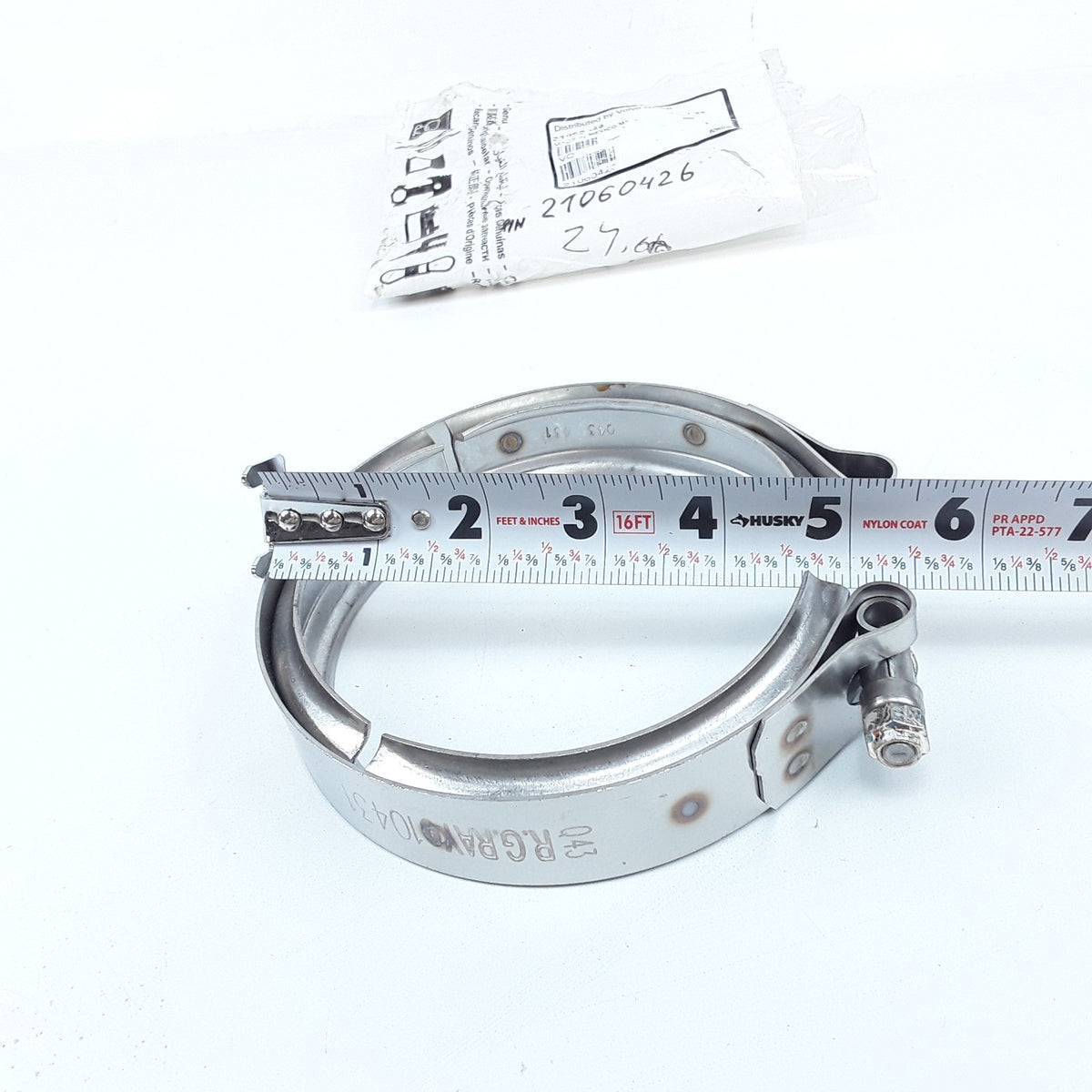 OEM V-Band Exhaust Clamp 21060426 For Volvo VNL, VNM, VNR, VHD, VNX, V