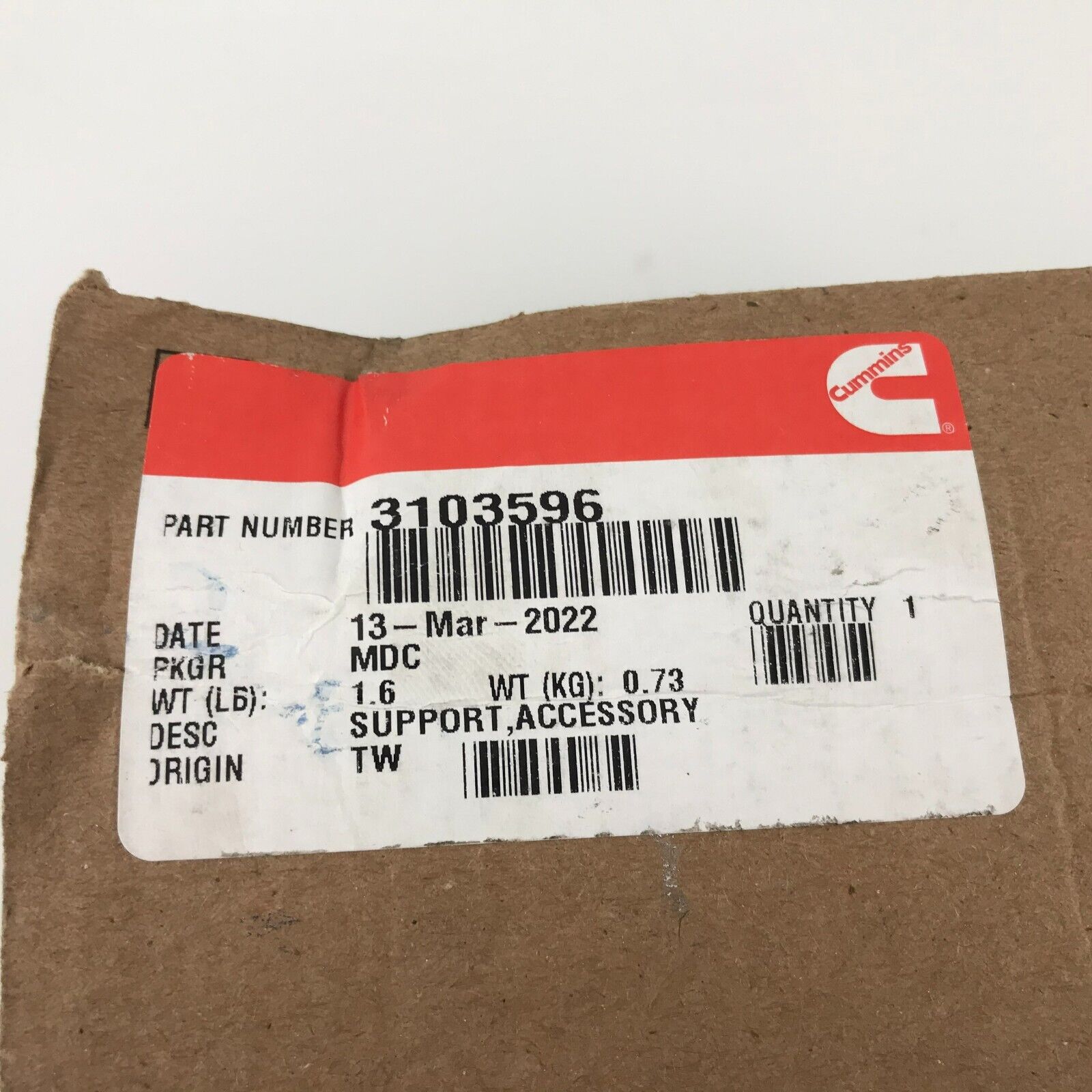 GENUINE OEM CUMMINS ISX15 FRONT ENGINE BRACKET SUPPORT 3103596 FAST SHIPPING - HotCarParts