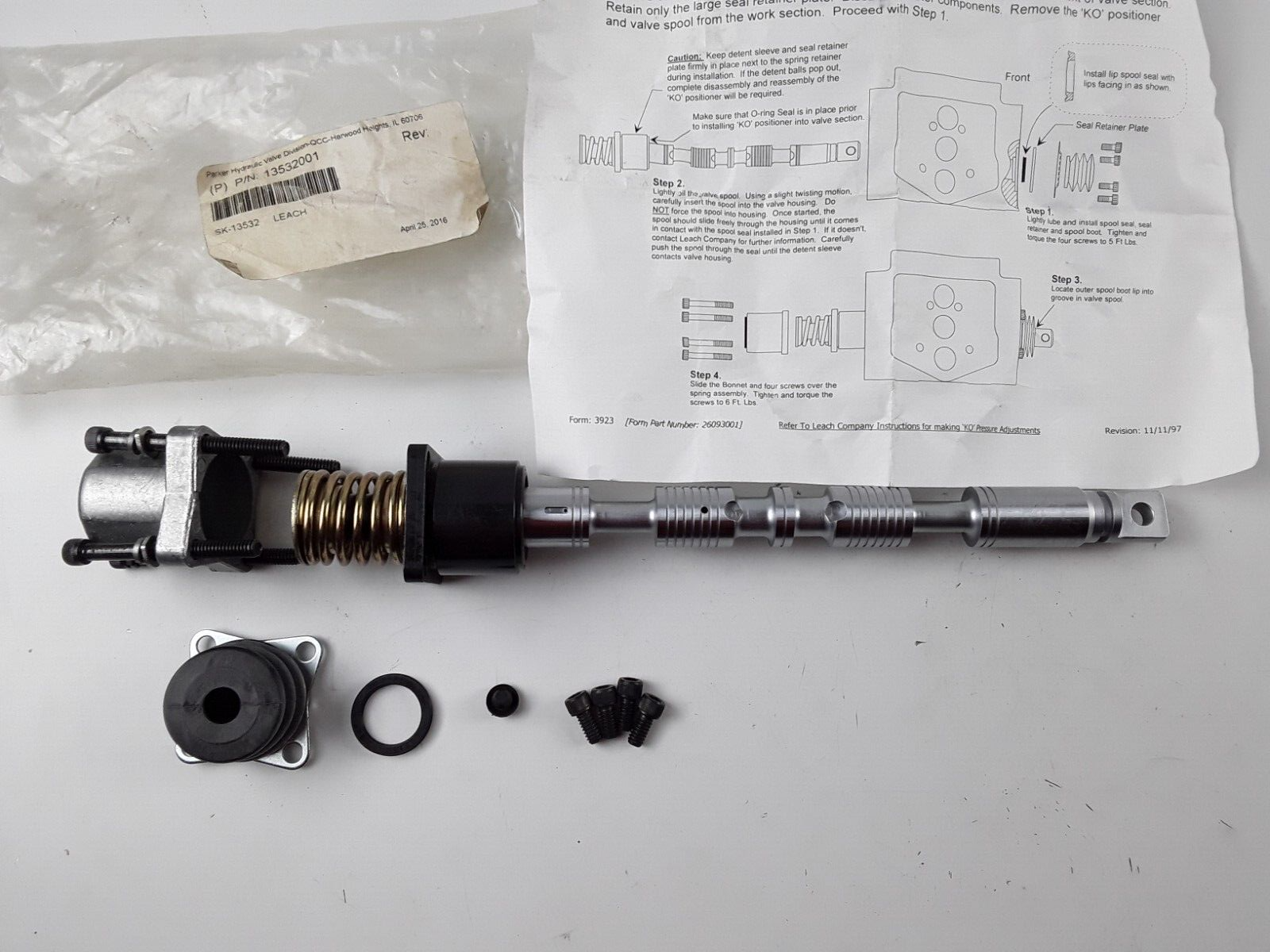 For Parker Hydraulic Valve Model V40 KO Positioner 13532001 SK-13532 26093001 - HotCarParts