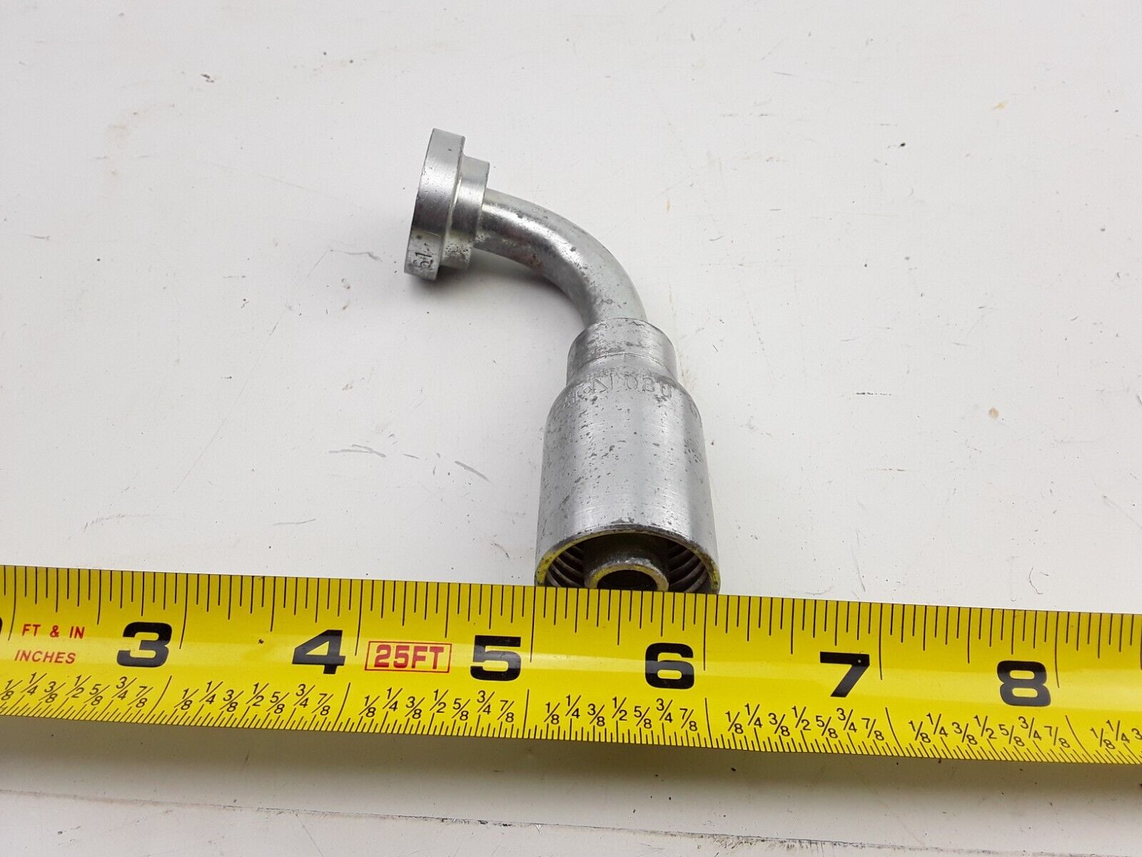 Eaton Weatherhead 08Z-G71 1/2" Hose to 1/2" Split Flange 90DEG. Tube Elbow - HotCarParts