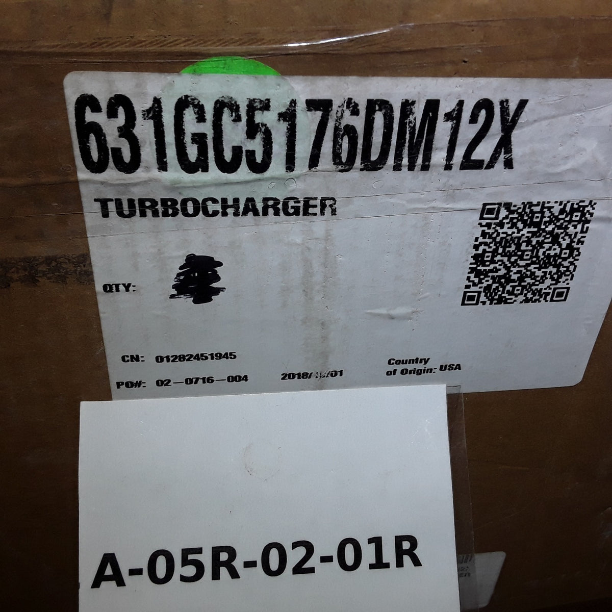BorgWarner Model S430V Turbocharger Assembly p/n 477594 Fits Mack Diesel Trucks