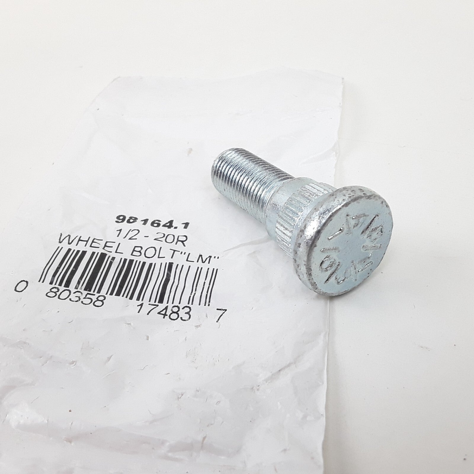 Dorman 98164.1 Chrome Wheel Bolt "LM" 1/2-20R – Car Truck Stud Lug Hardware