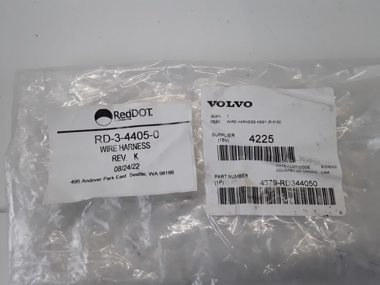 VOLVO FITS MACK 4379-RD344050 Multi-Purpose Wire Wiring Harness R-5150 - HotCarParts