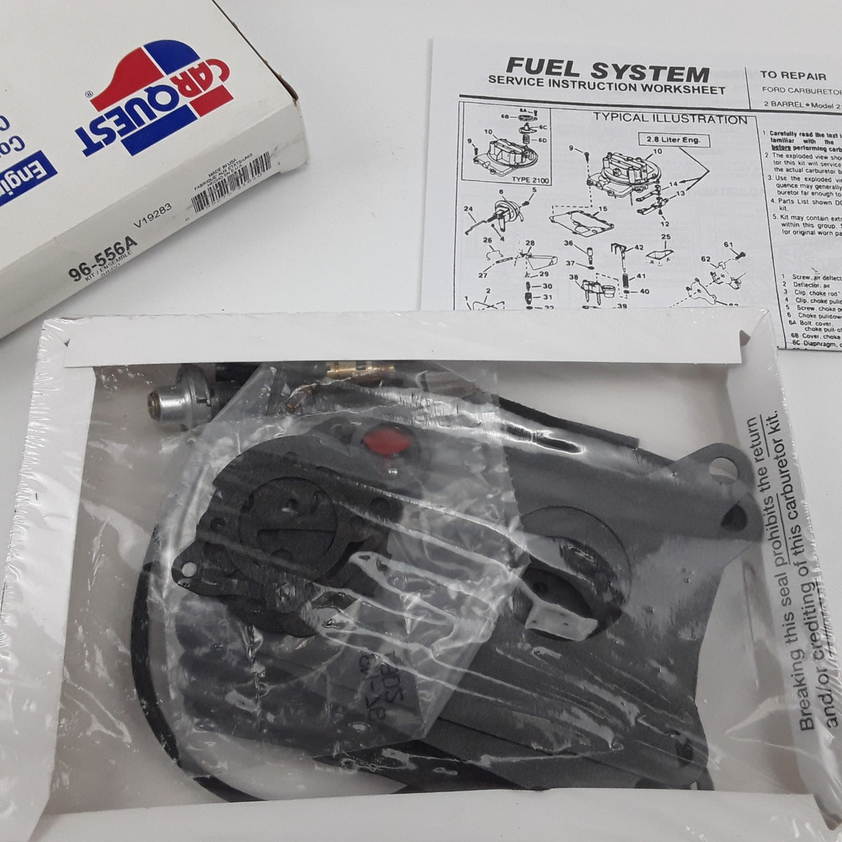 Carburetor Repair Kit Fits Bricklin Mercury Jeep American Motors 1964-1992, 1994