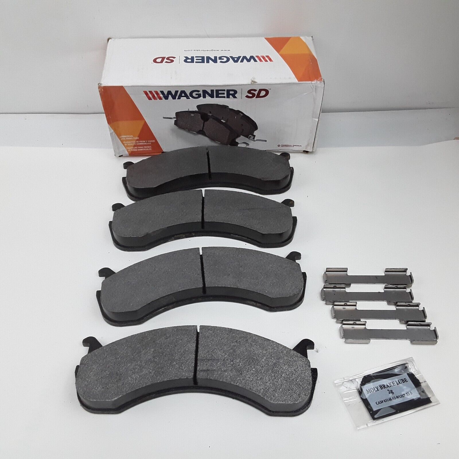 Wagner SevereDuty SX786A Semi-Metallic Disc Brake Pad Set for Kenworth 1998-2020