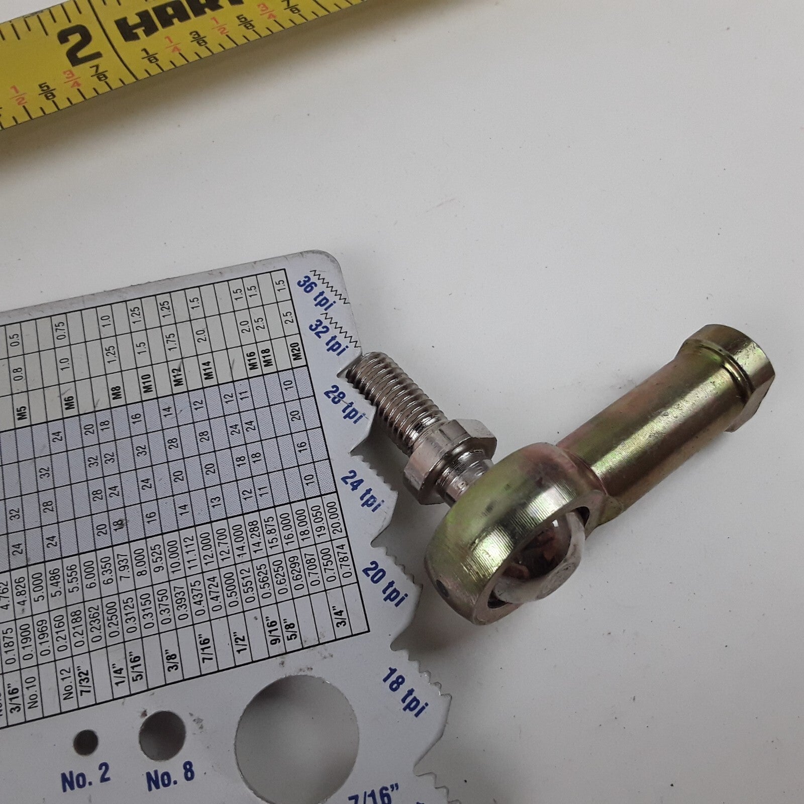 Left or Right Suspension Bearing Spherical Rod End Ball Joints 1/4-28 Pack of 5