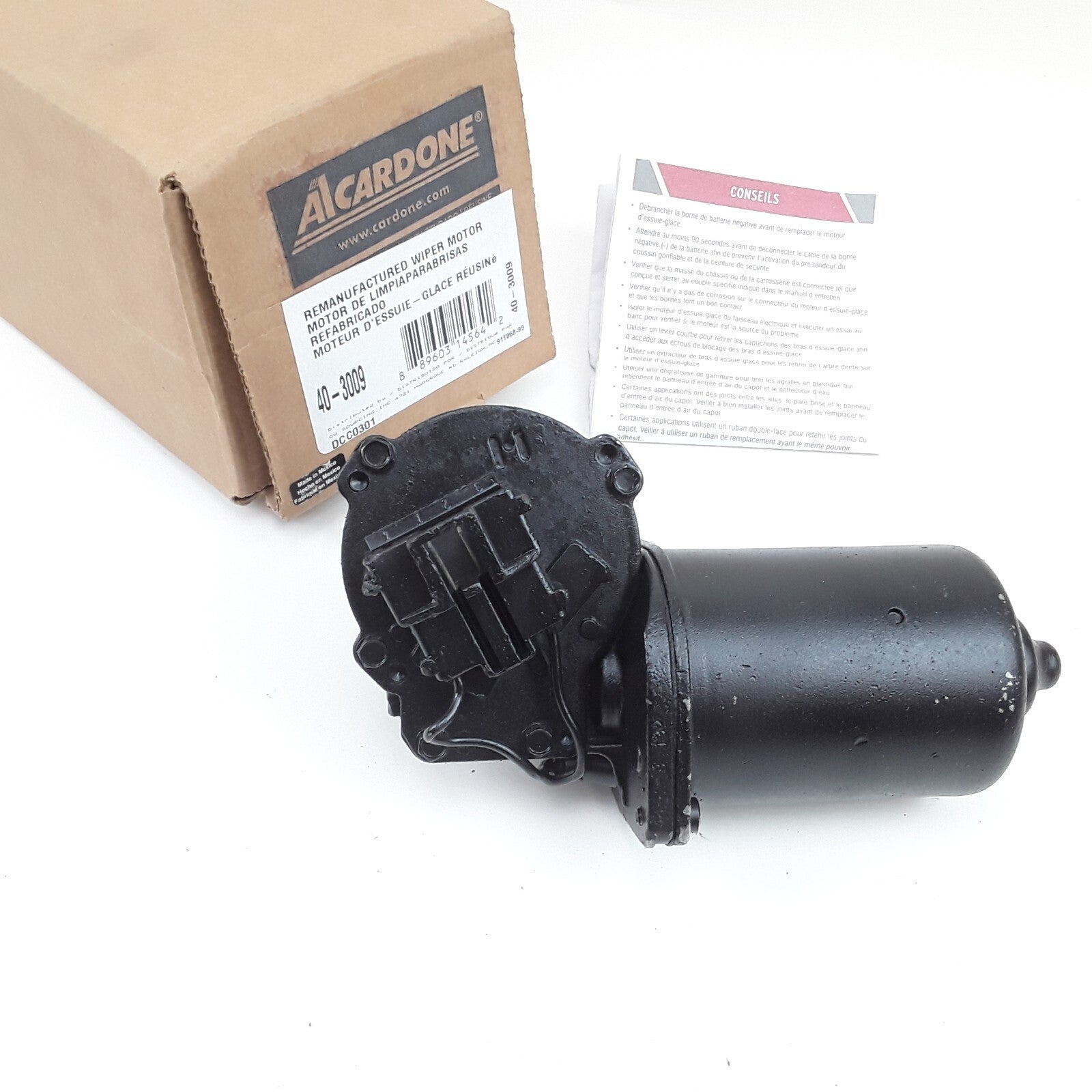 Front Windshield Wiper Motor Fits 1998 Dodge B1500 B2500 B3500 ,1999-03 Ram 1500