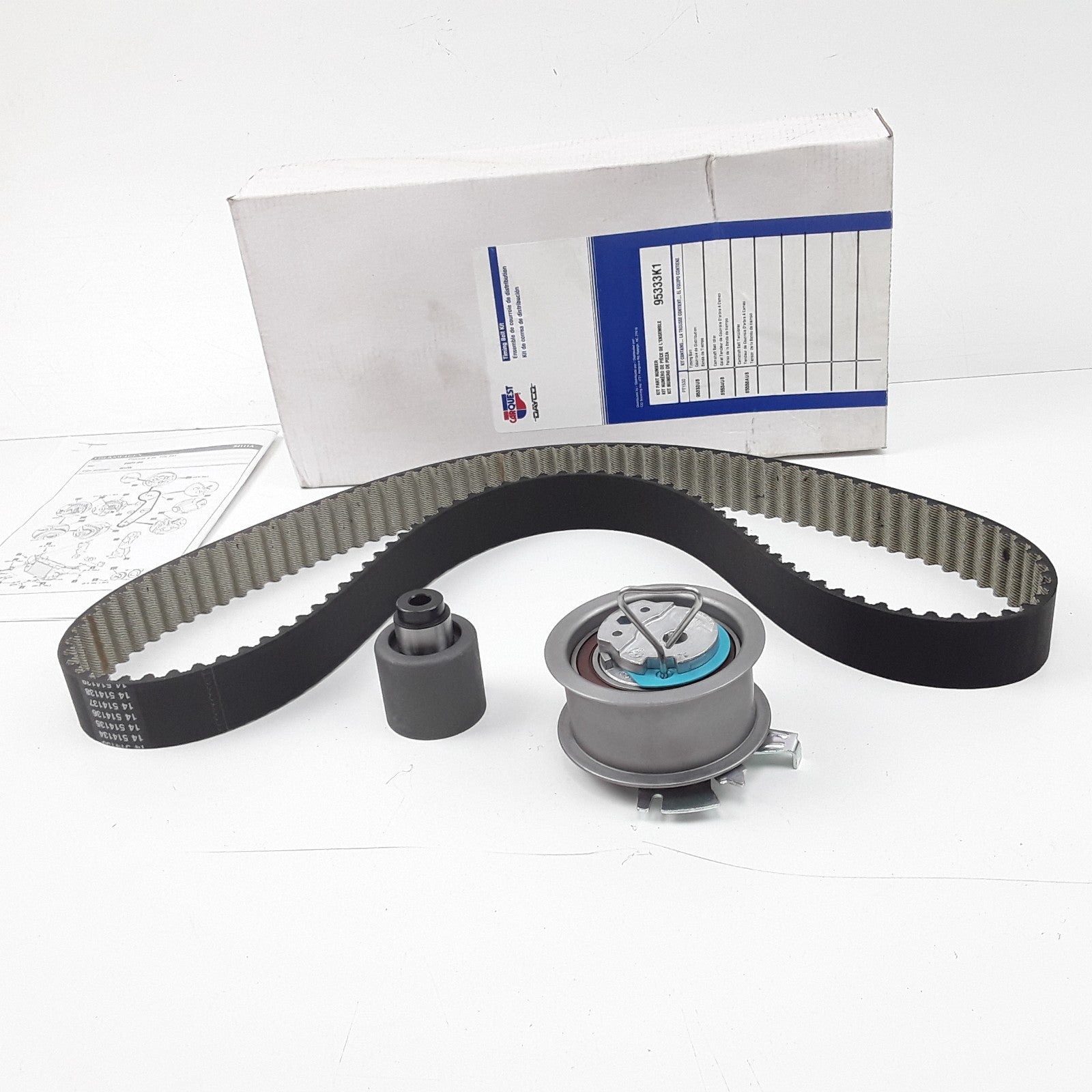 Dayco 95333K1 Engine Timing Belt Kit Fits Volkswagen Passat Jetta Golf 2004-2006