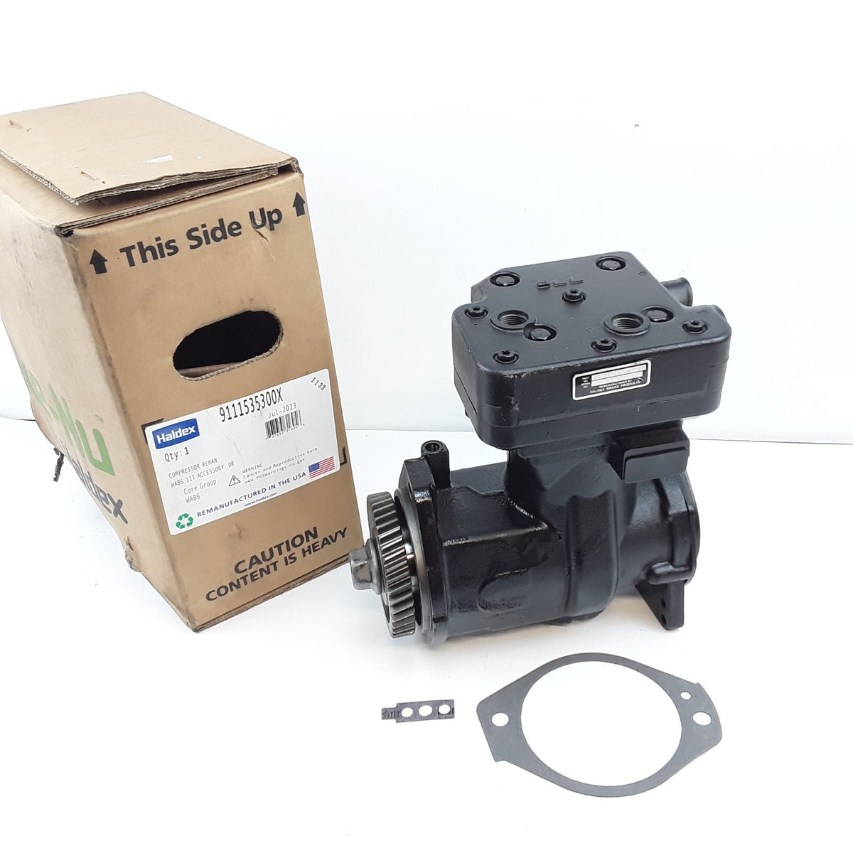 Haldex 9111535300X Air Brake Compressor For Cummins ISC ISL NS318 Engine Models