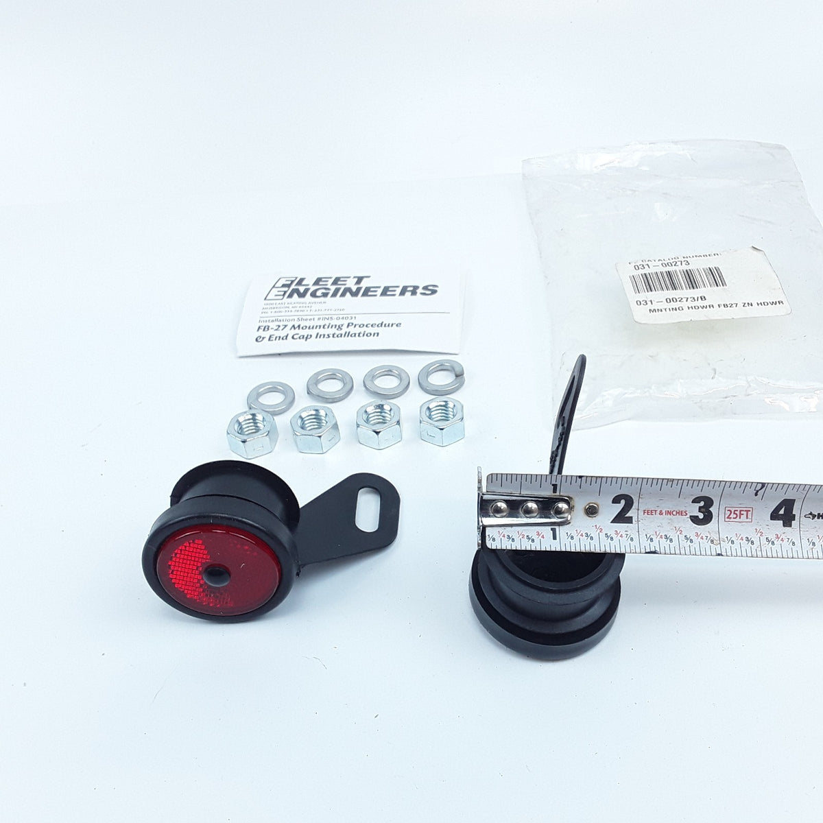 Fleet Engineering 031-00273 Mounting HDWR Caps Fits Heavy Duty Trucks