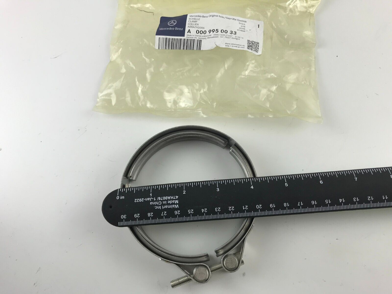 GENUINE OEM Mercedes-Benz Muffler CLAMP A0009950033 DDEA0009950033 FAST SHIPPING - HotCarParts