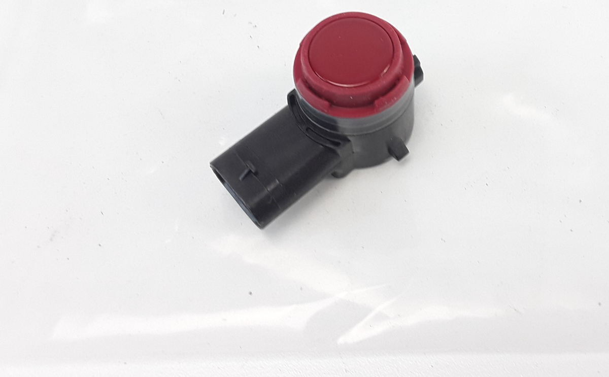 Model S 3 X Y 2015-2025 Sunset Red Park Assist Sensor 1127503-08-C OEM
