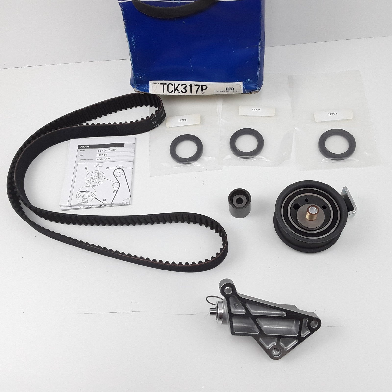 Engine Timing Belt Component Kit Fits Volkswagen Passat Audi A4 (1997 1998-2000)