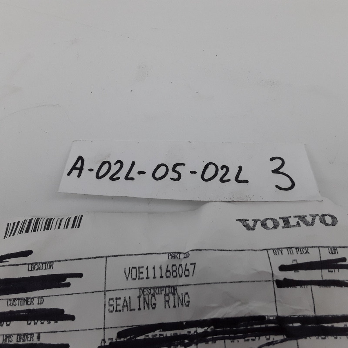 Volvo 11168067 Sealing Ring Assembly Fits Volvo Wheel Loaders L90E, L70E