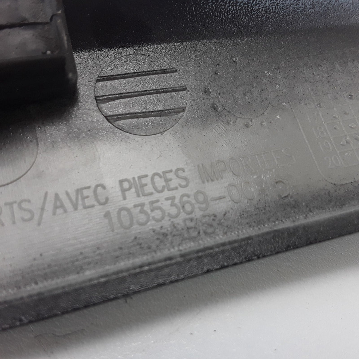 Model X 2021-2025 Rear Liftgate Applique 1035369-00-E Genuine OEM