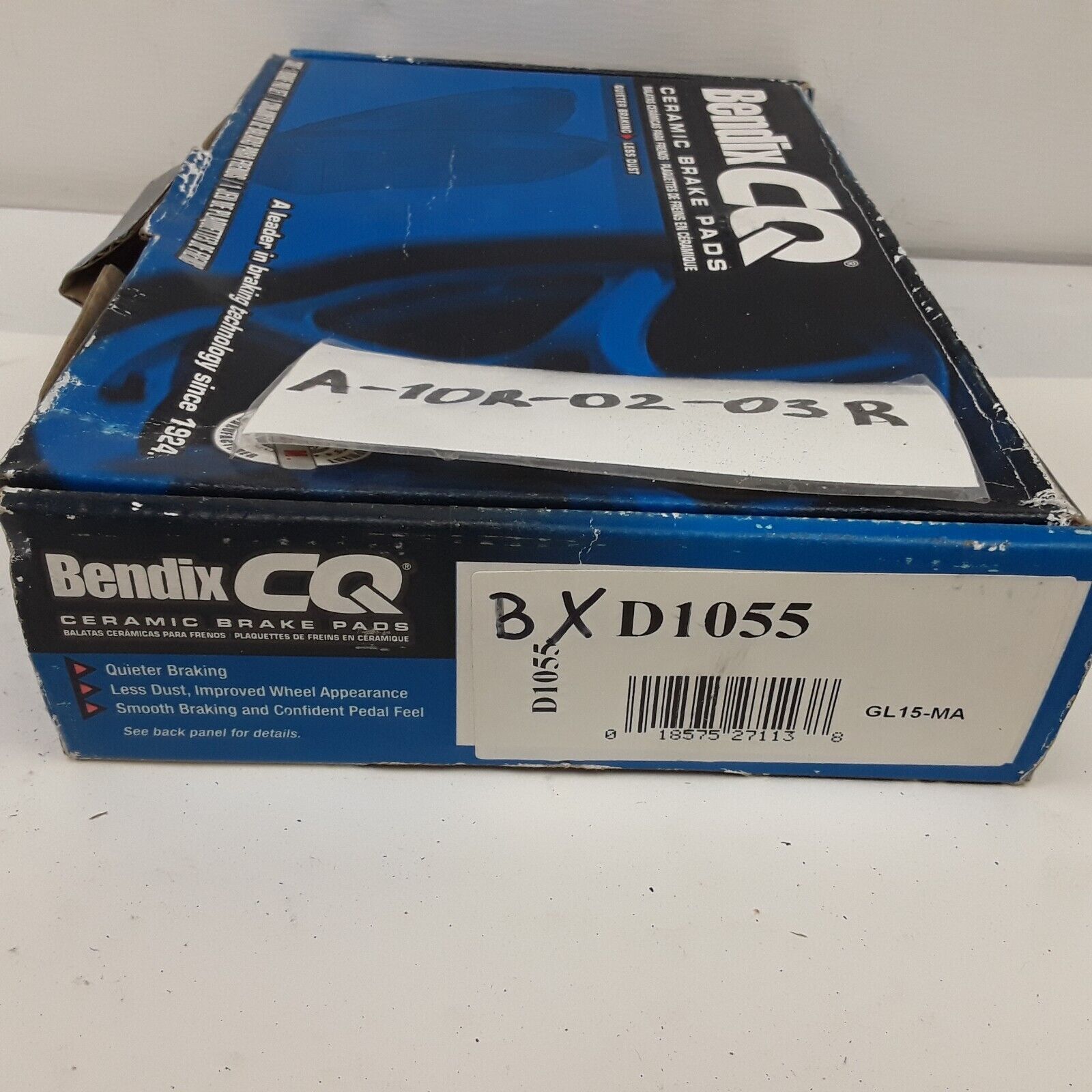 Bendix D1055 CQ Ceramic Rear Brake Pad Kit For Ford, Mazda, Mercury 2005-2011