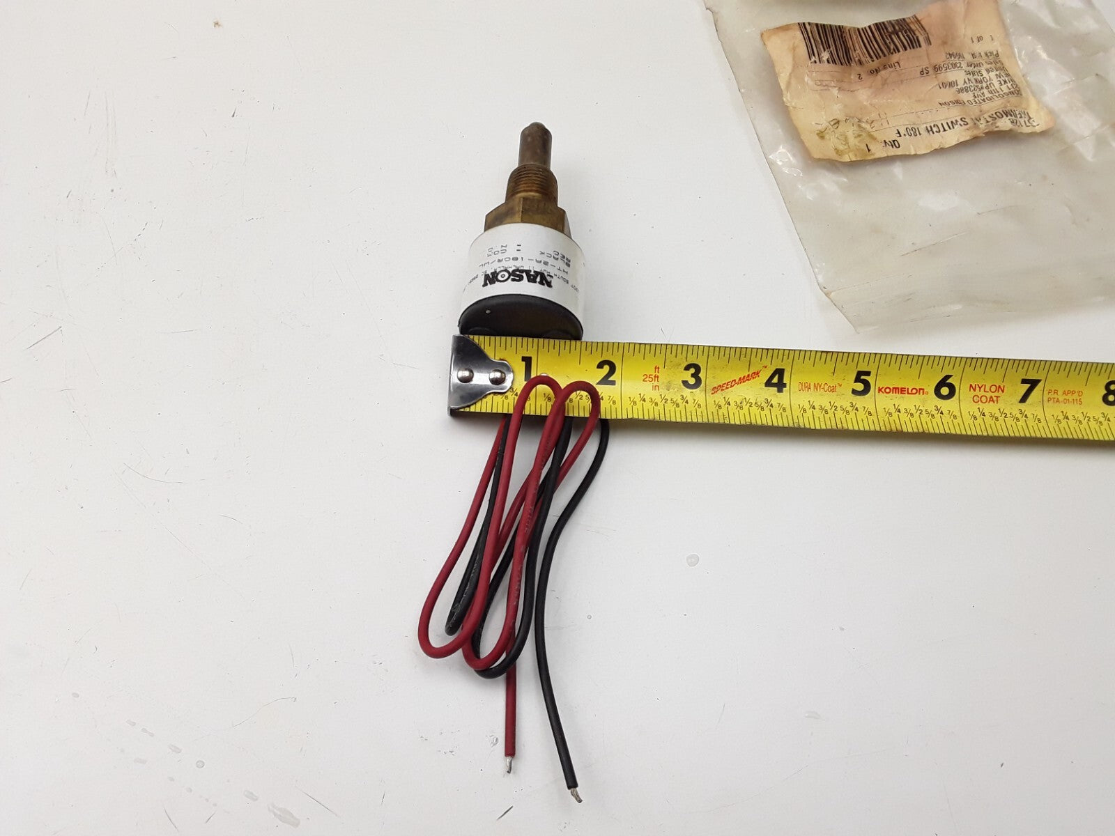 Nason HT-2A-220R/WL Transmission Temperature Thermostat Switch 180F NEW