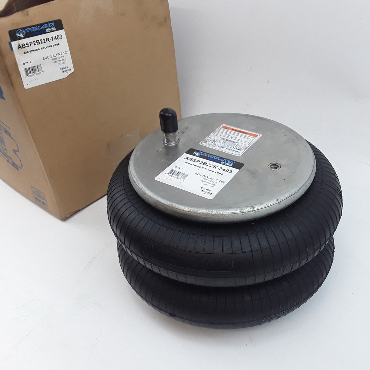 Automann ABSP2B22R-7403 Air Spring Rolling Lobe Double Convoluted For Trucks