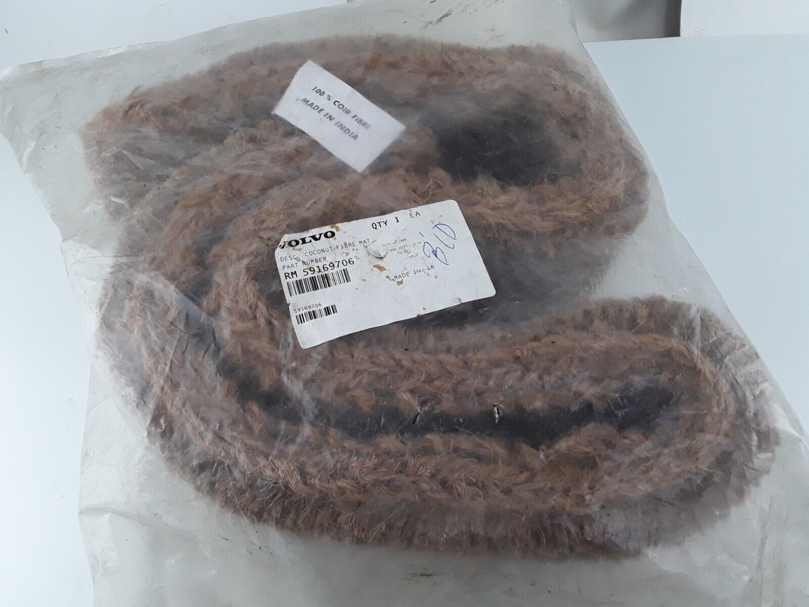 For Volvo Coconut Fibre Mat RM 59169706 FAST FREE SHIPPING - HotCarParts