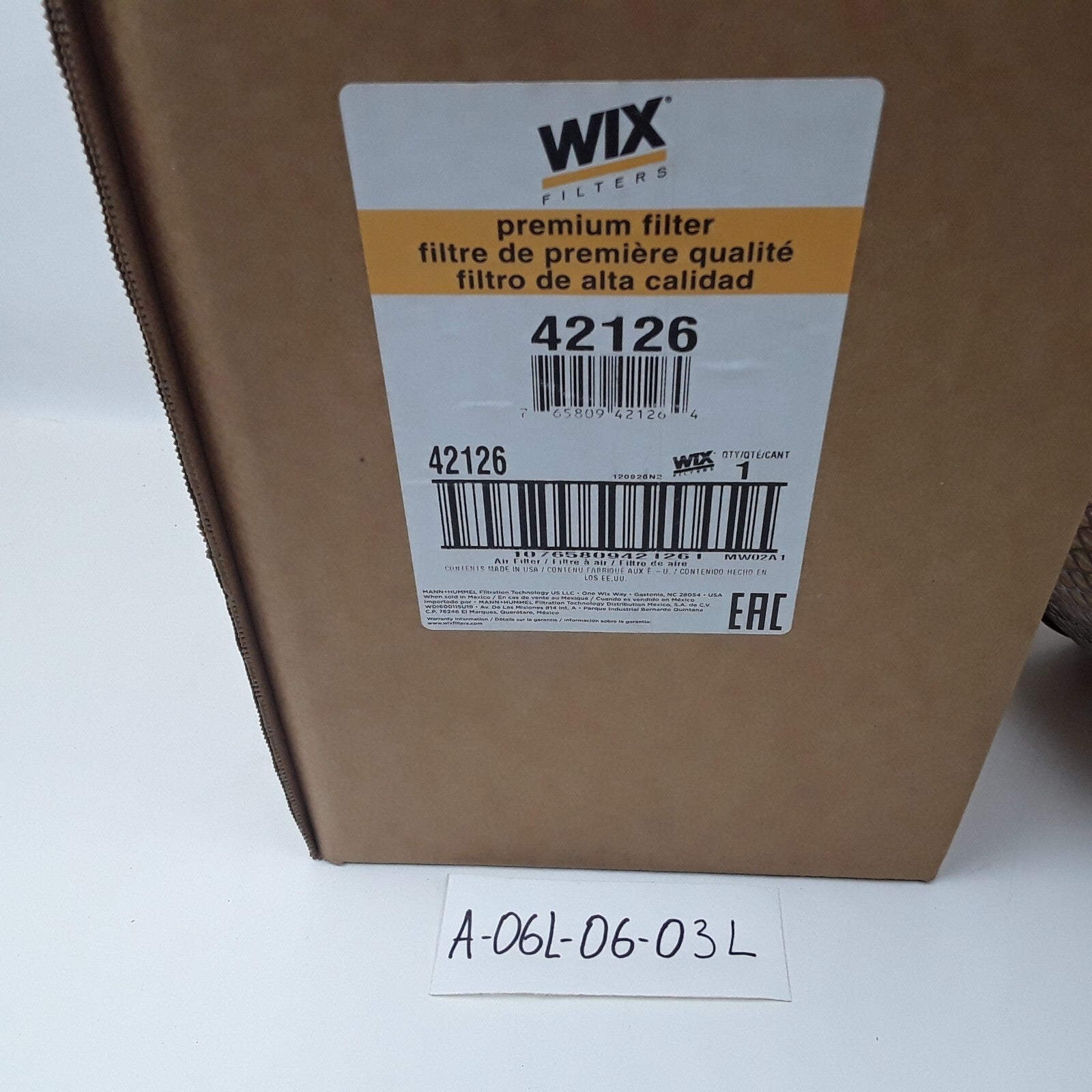 WIX 42126 Heavy Duty Spin-On Premium Air Filter Fits Ford Aerostar (1995)