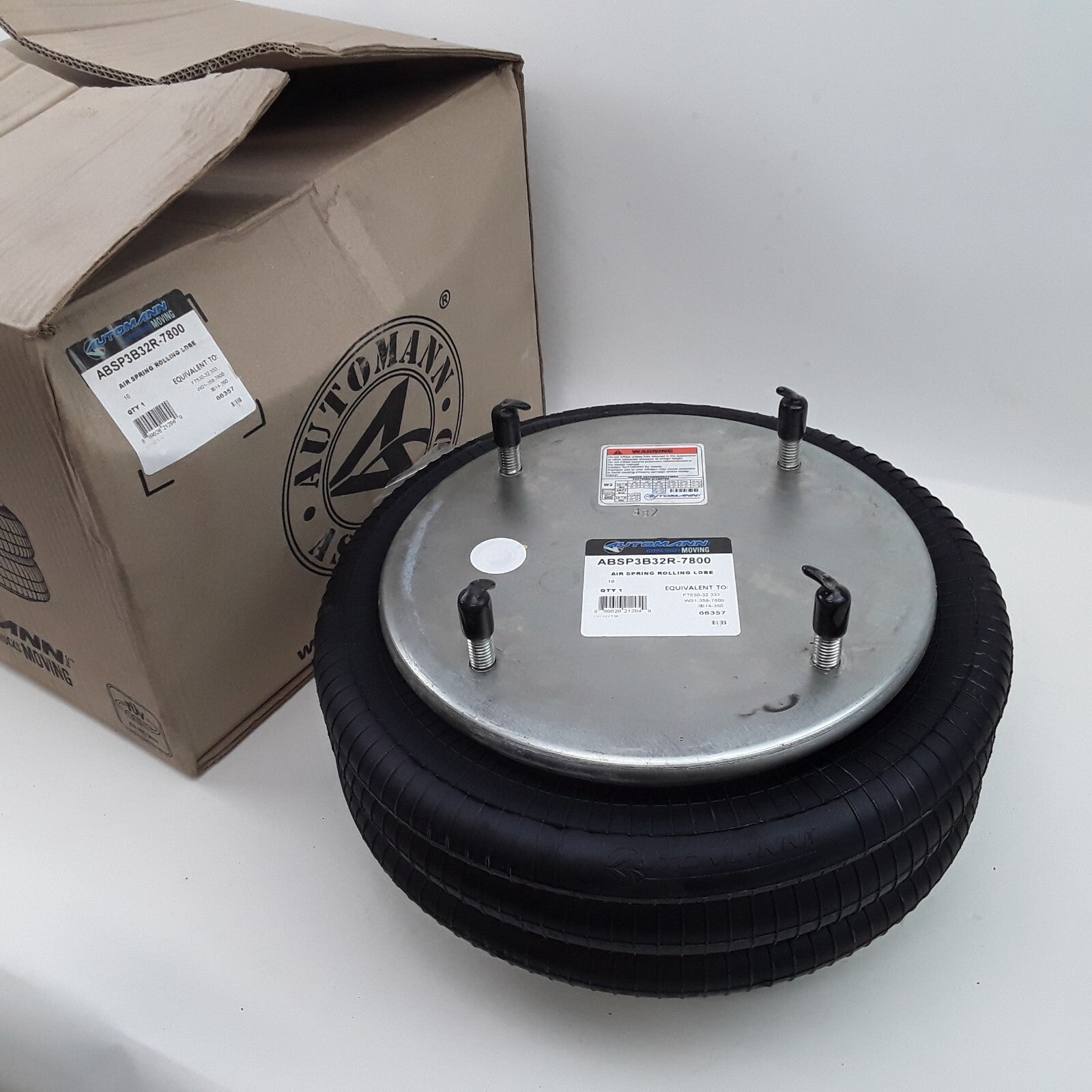 Automann ABSP3B32R-7800 Triple Convoluted Rolling Lobe Air Spring W01-358-7800