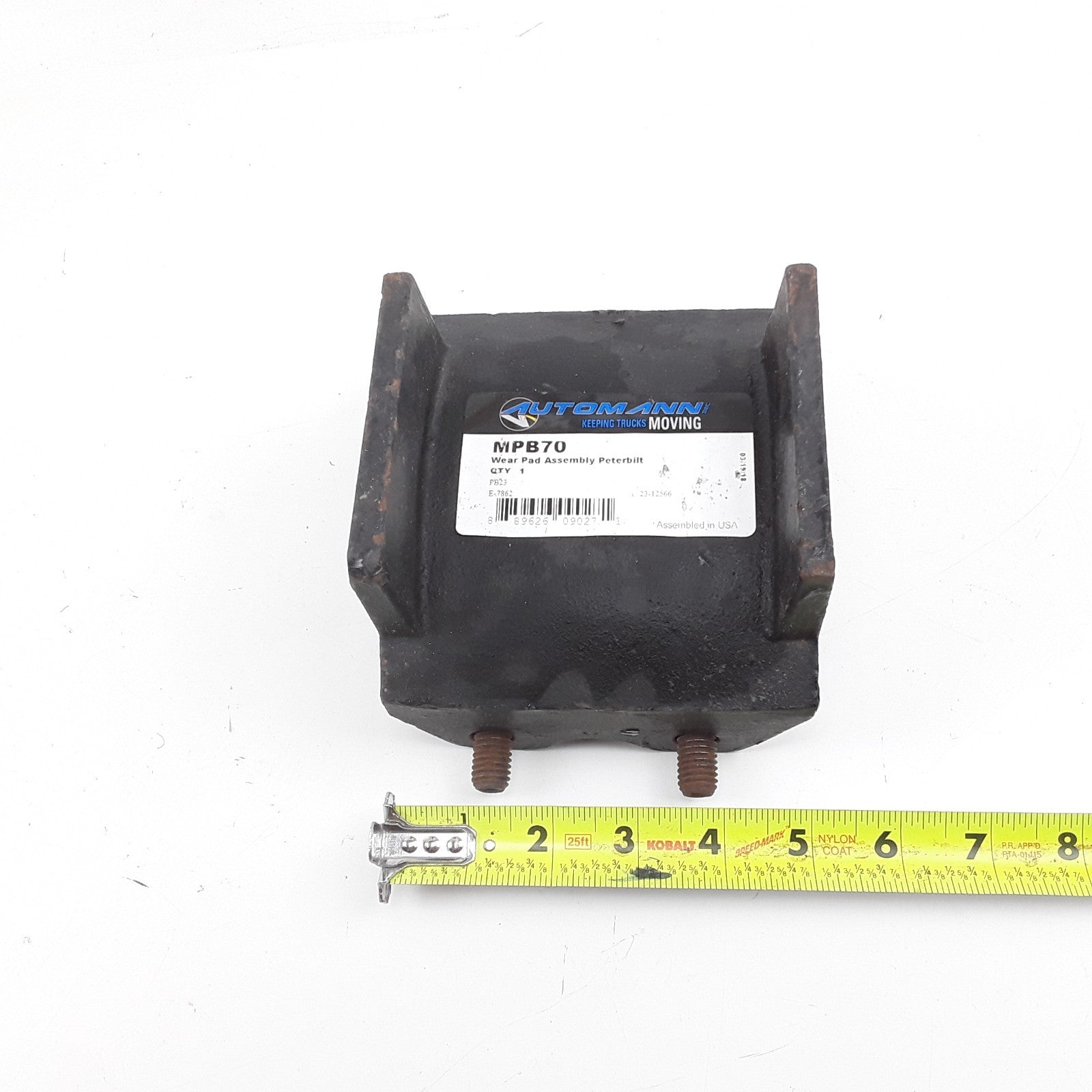 Automann MPB70 Wear Pad Assembly Heavy Duty For Peterbilt 23-12566 E7862 pb23