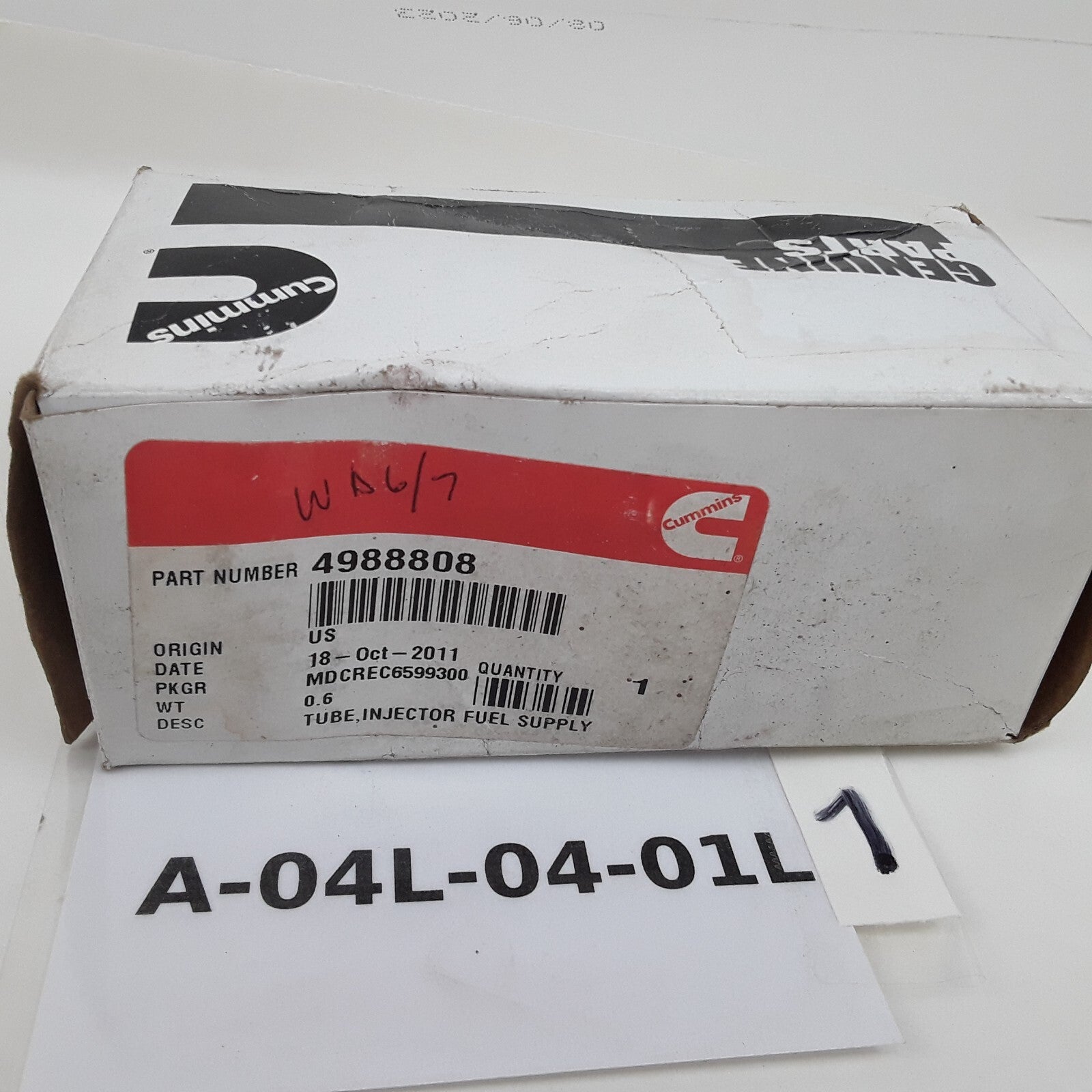 Cummins 4988808 Fuel Injection Line Fits Dodge Ram 3500 Ram 2500 (2003-2009)