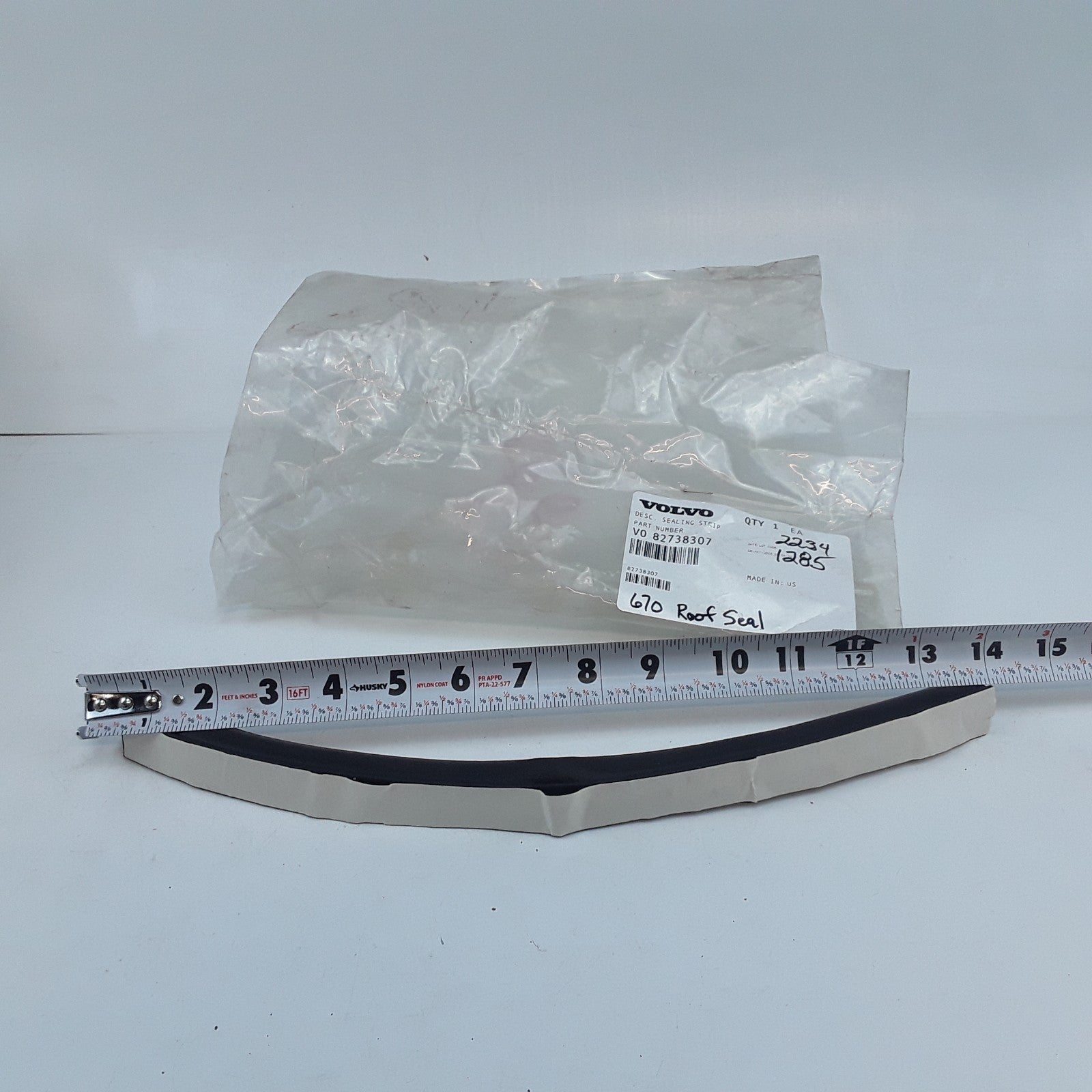 Volvo 82738307 Sealing Strip Roof Assembly Fits Mack Volvo Trucks Made in USA