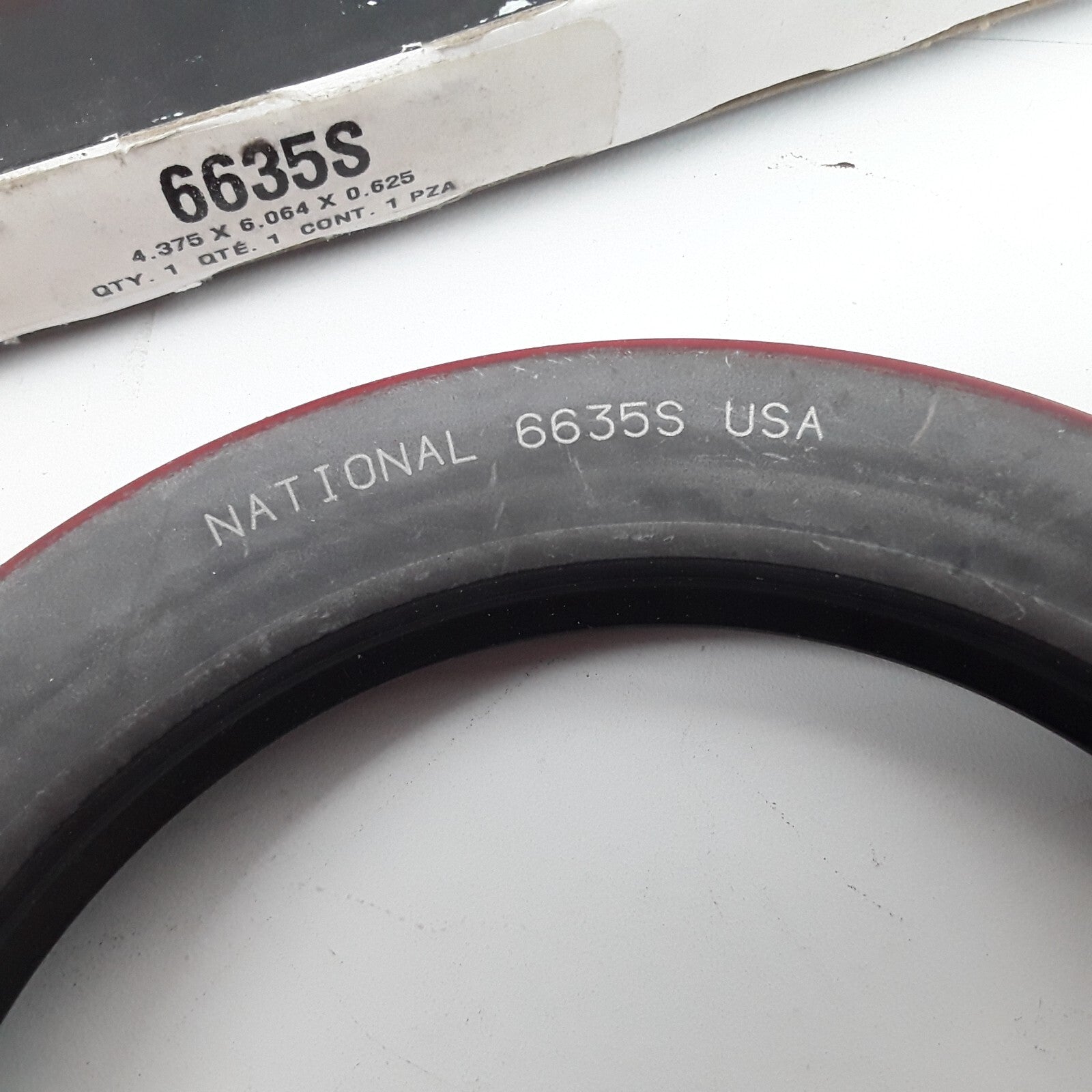 National Seals 6635S Oil Seal Heavy Duty High Performance Fits Trucks Trailers