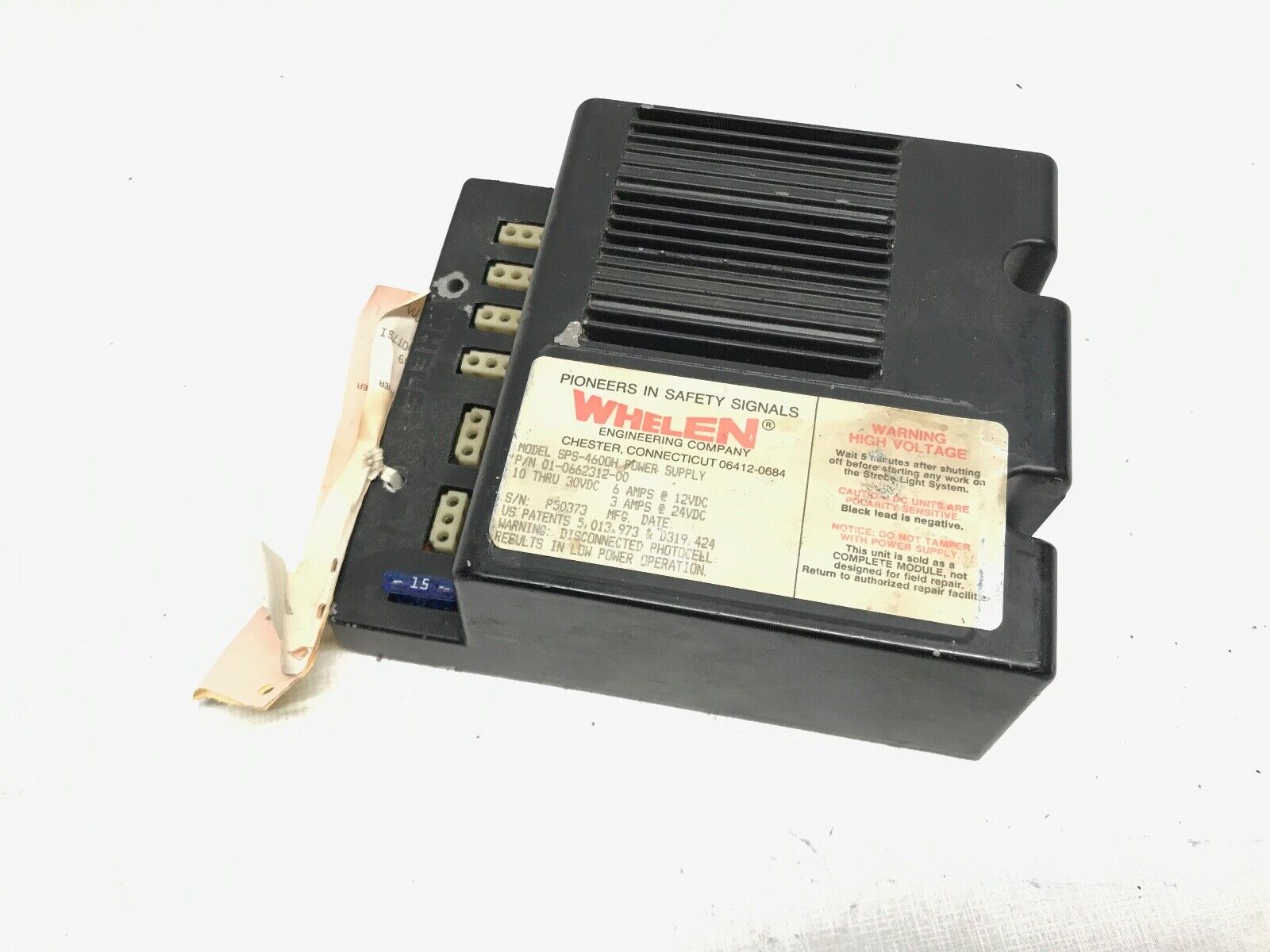 Whelen SPS-460PH 01-0267654-00C WHELEN SPS-4600H STROBE POWER SUPPLY 01066231200 - HotCarParts