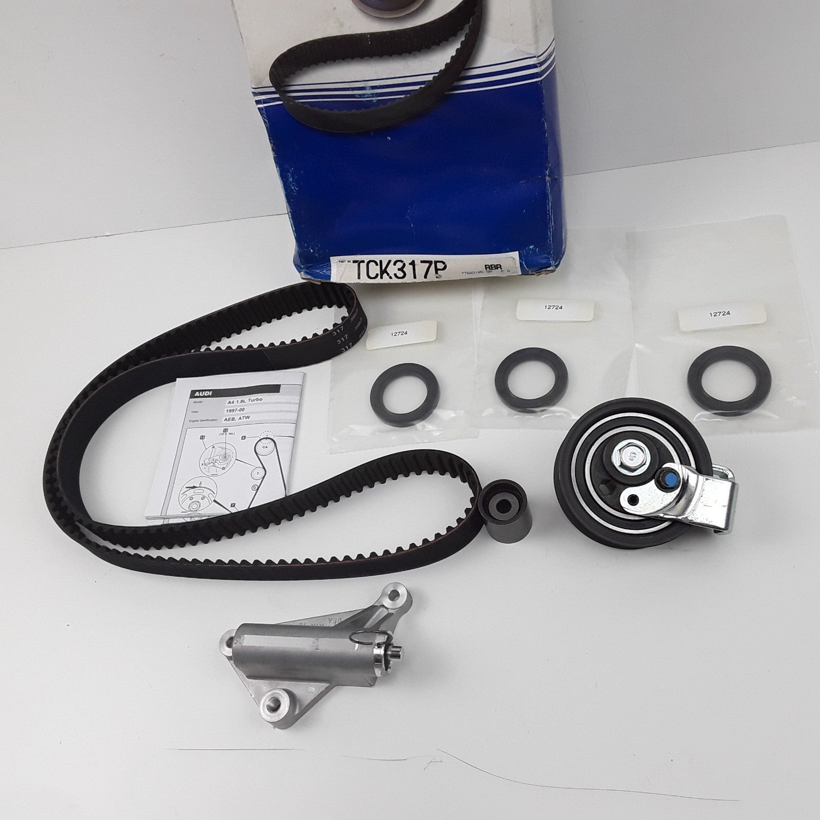 Engine Timing Belt Component Kit Fits Volkswagen Passat Audi A4 (1997 1998-2000)