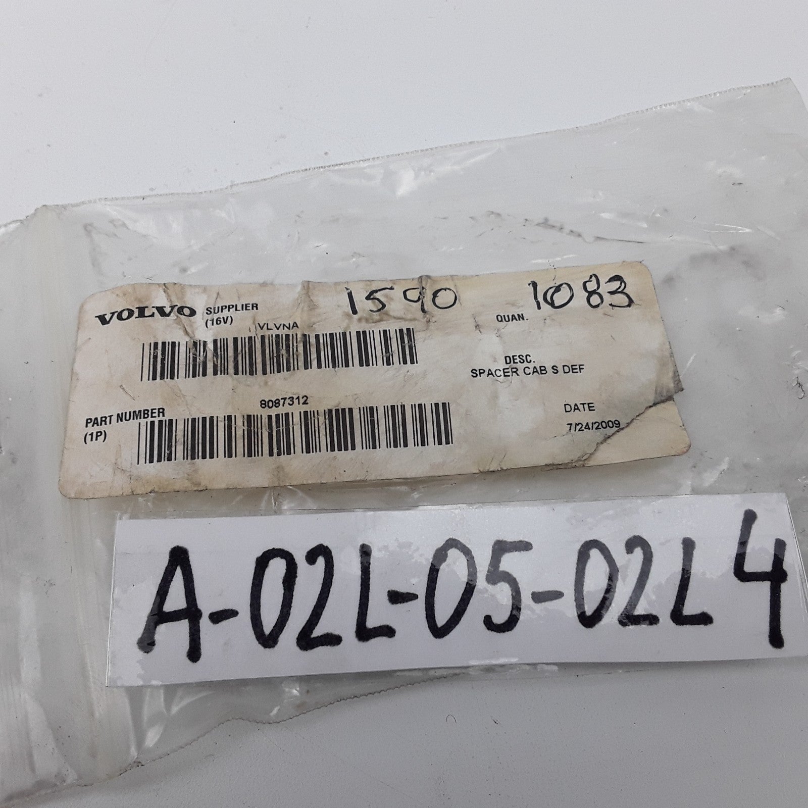Genuine Volvo 8087312 Spacer For Cab & DEF Diesel Exhaust Fluid