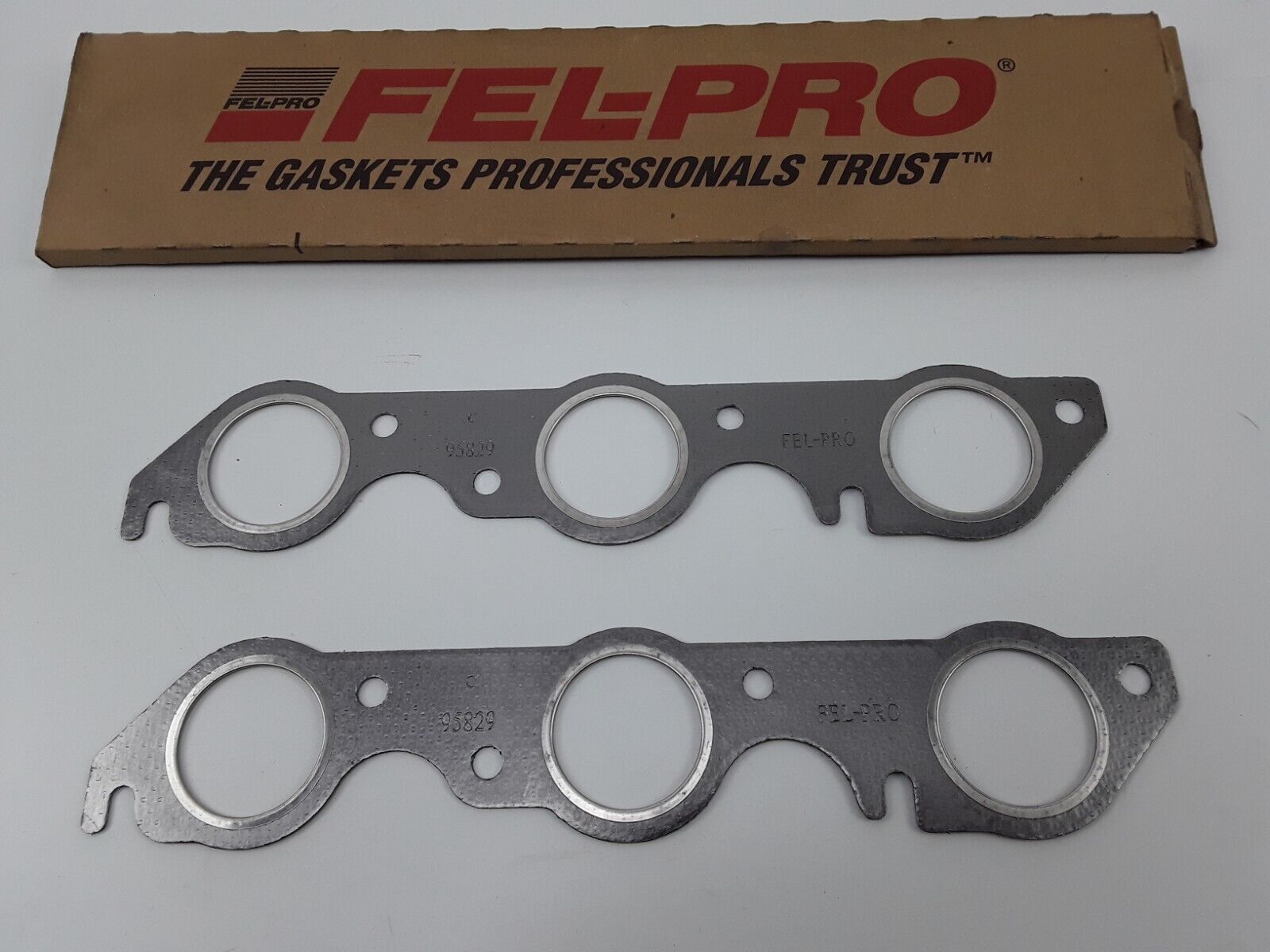 GENUINE Fel-Pro MS 95829 Exhaust Manifold Gasket Set for Buick , Pontiac 3.8L - HotCarParts