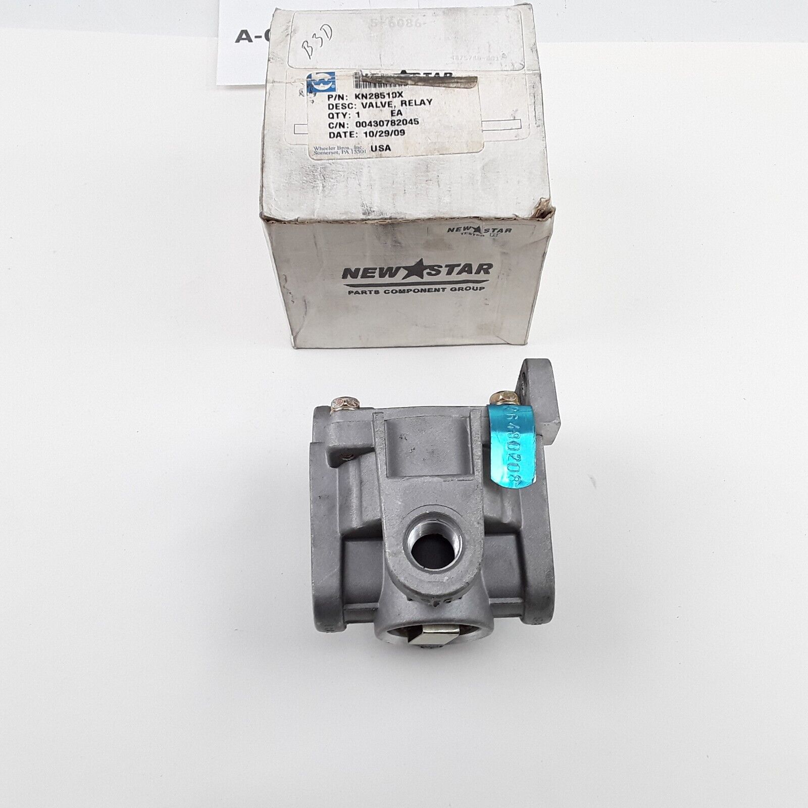 KN28510X RG-2 Relay Valve Trailer Replaces Haldex Midland KN28510,Velvac 34057