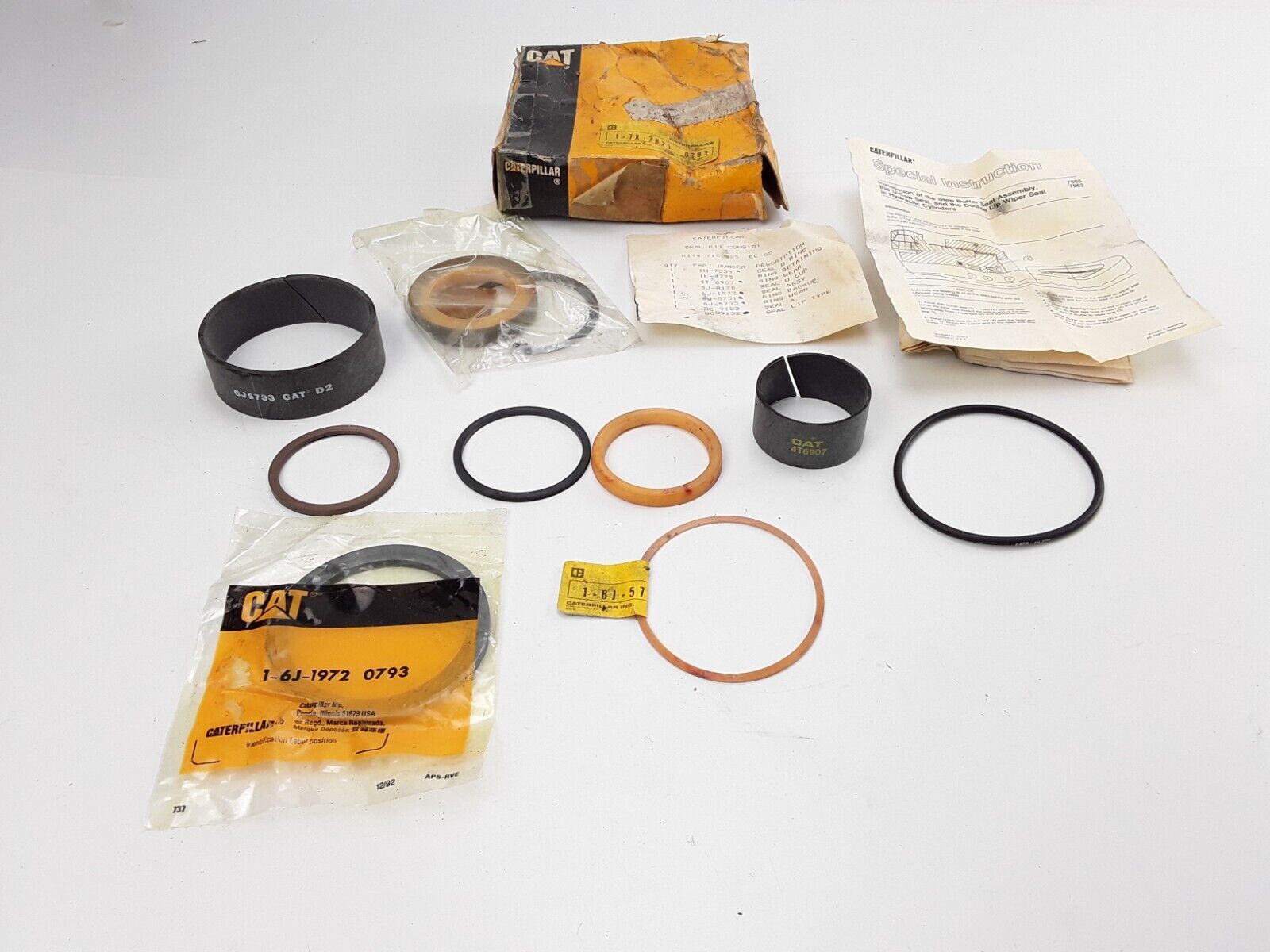 7X2825 Hydraulic Var Cylinder Seal Kit CAT Fits Caterpillar - HotCarParts