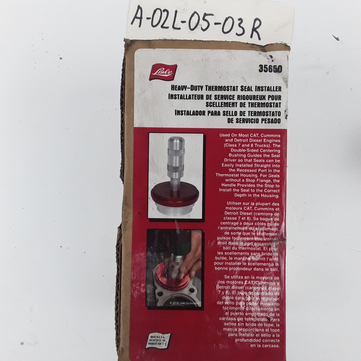 Thermostat Seal Installer Fits Cat Cummins Detroit Class 7 & 8 Diesel Engines