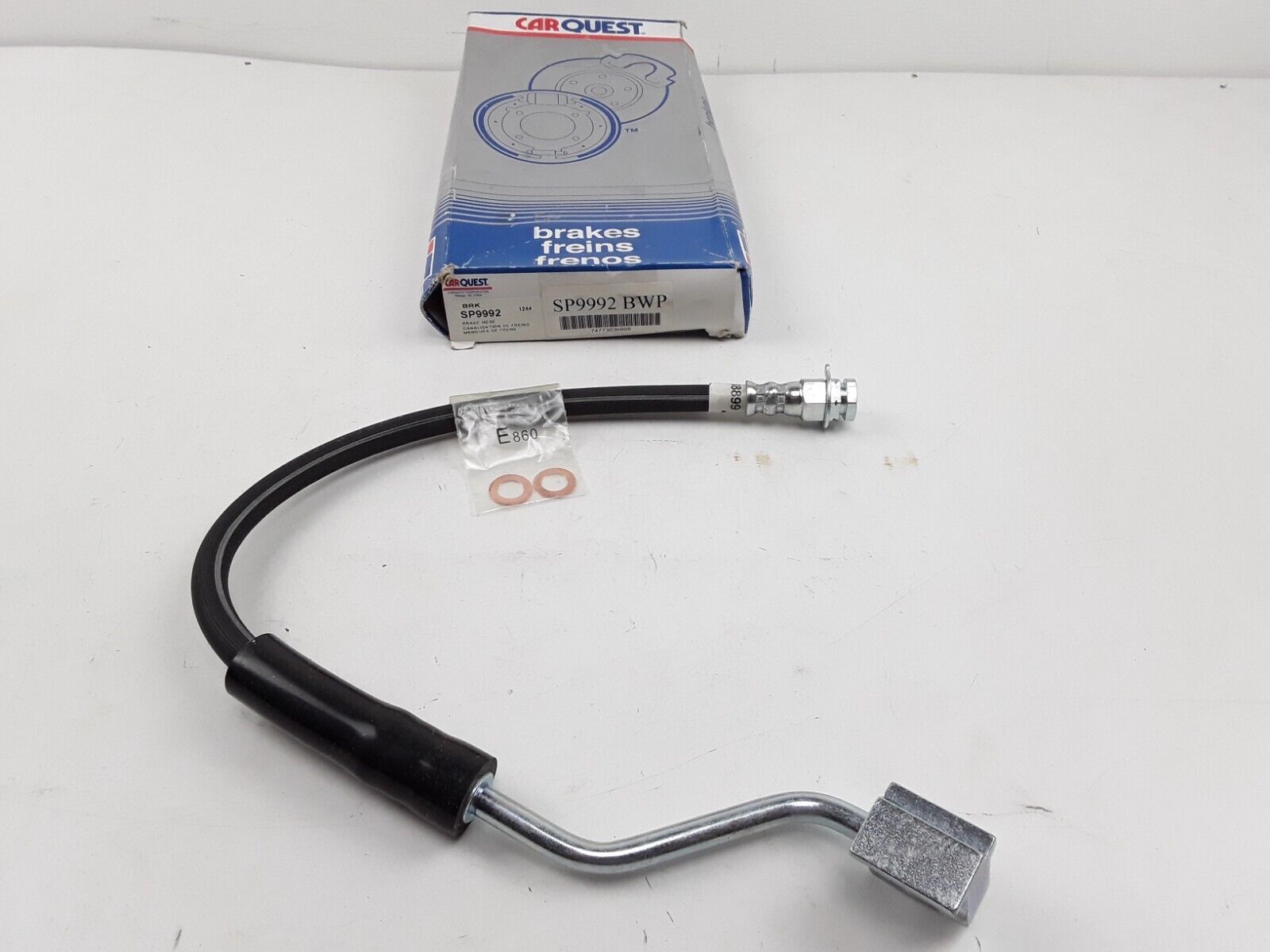 Front Right Passenger Side Brake Hose For Ford F-150 Bronco 1990 1991 1992 - HotCarParts