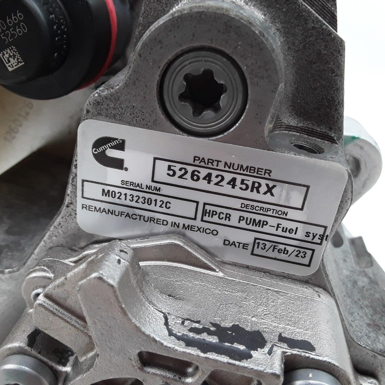 OEM Cummins 5264245RX High Pressure Fuel Pump For EPA02 4.5 liter ISB/QSB Engine