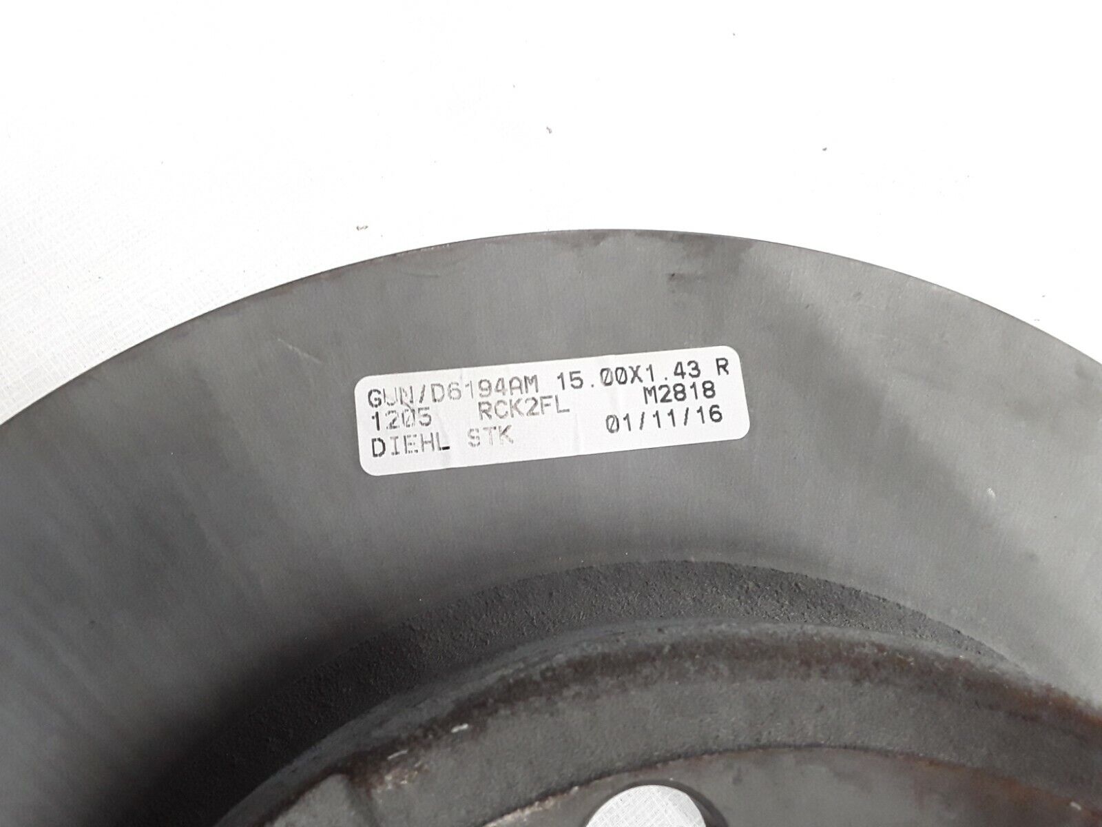 FREIGHTLINER MT 45 15.00X1.43 FRONT OR REAR ROTOR GUN-D6194AM Fast Shipping - HotCarParts